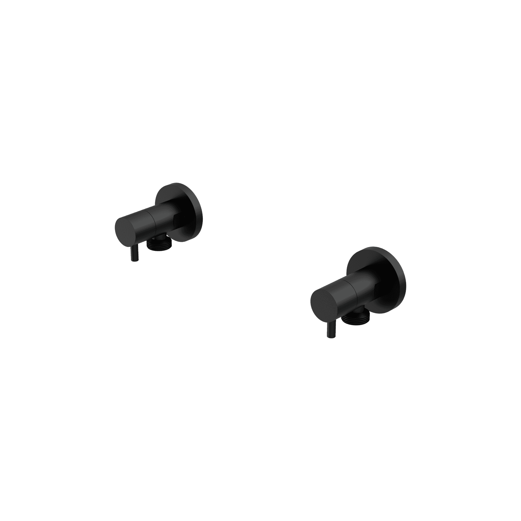 Washing Machine Tap Set Matte Black