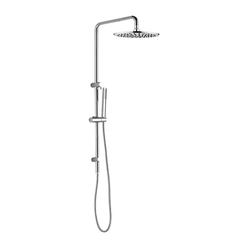 Dolce Round Twin Shower With Slim Hand Shower Chrome