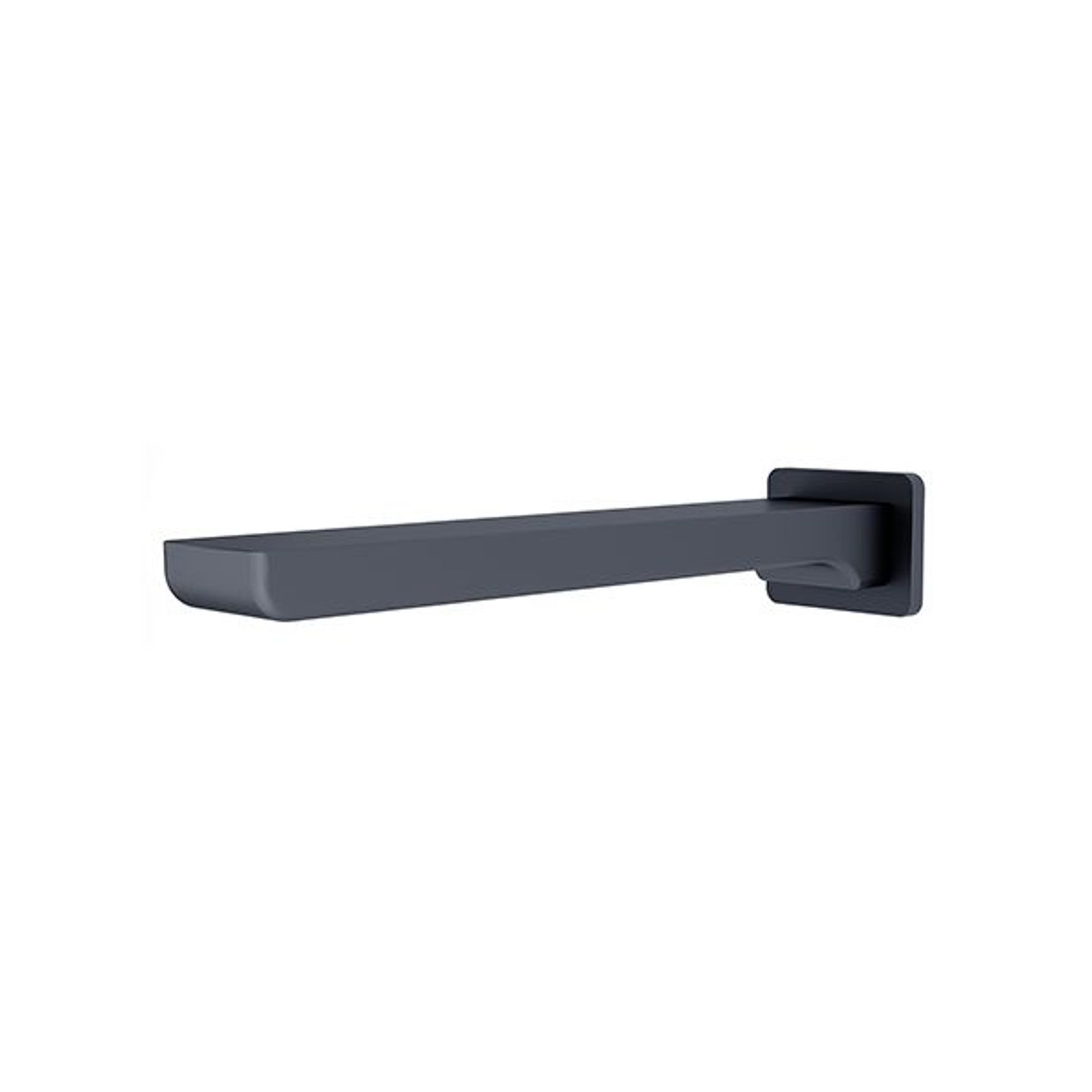 Celia Fixed Bath Spout Only Matte Black