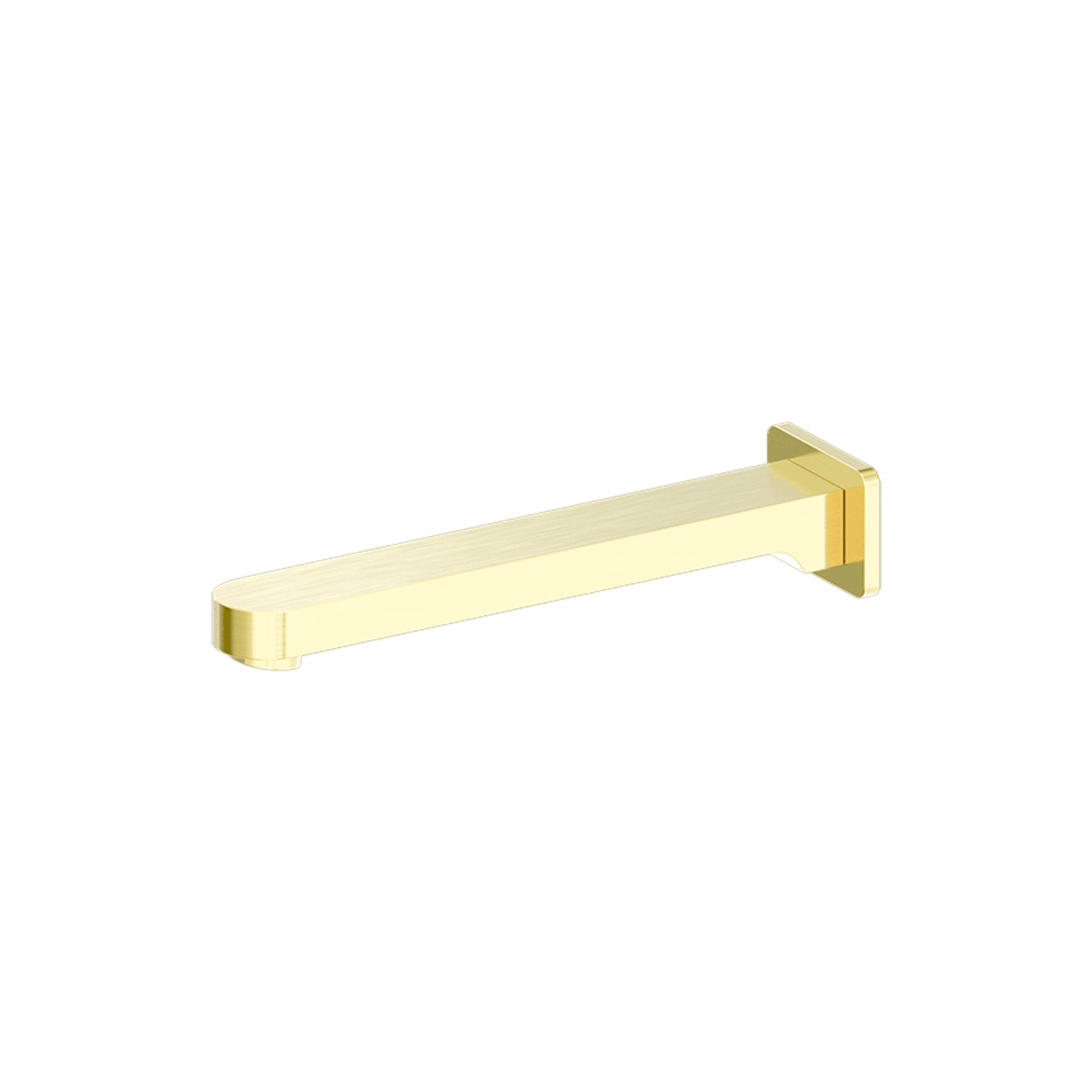 Ecco Fixed Bath Spout Only Brushed Gold