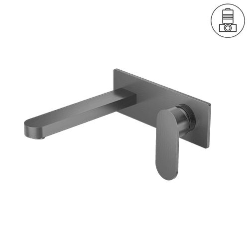 Ecco Wall Basin/Bath Mixer Gun Metal