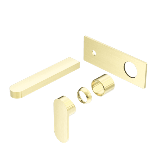 Ecco Wall Basin/Bath Mixer Trim Kits Only Brushed Gold