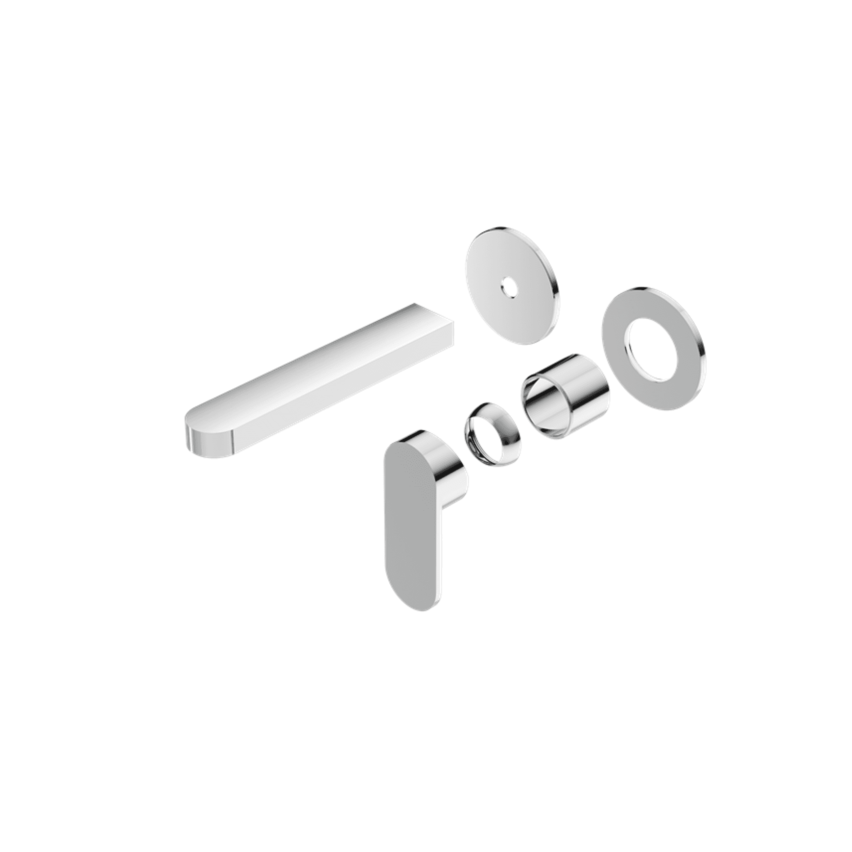 Ecco Wall Basin/Bath Mixer Separate Back Plate Trim Kits Only Chrome