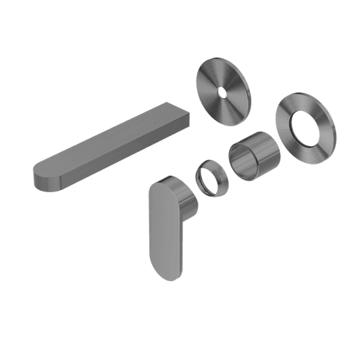 Ecco Wall Basin/Bath Mixer Separate Back Plate Trim Kits Only Gun Metal