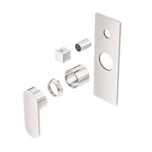 Ecco Shower Mixer With Divertor Trim Kits Only Brushed Nickel