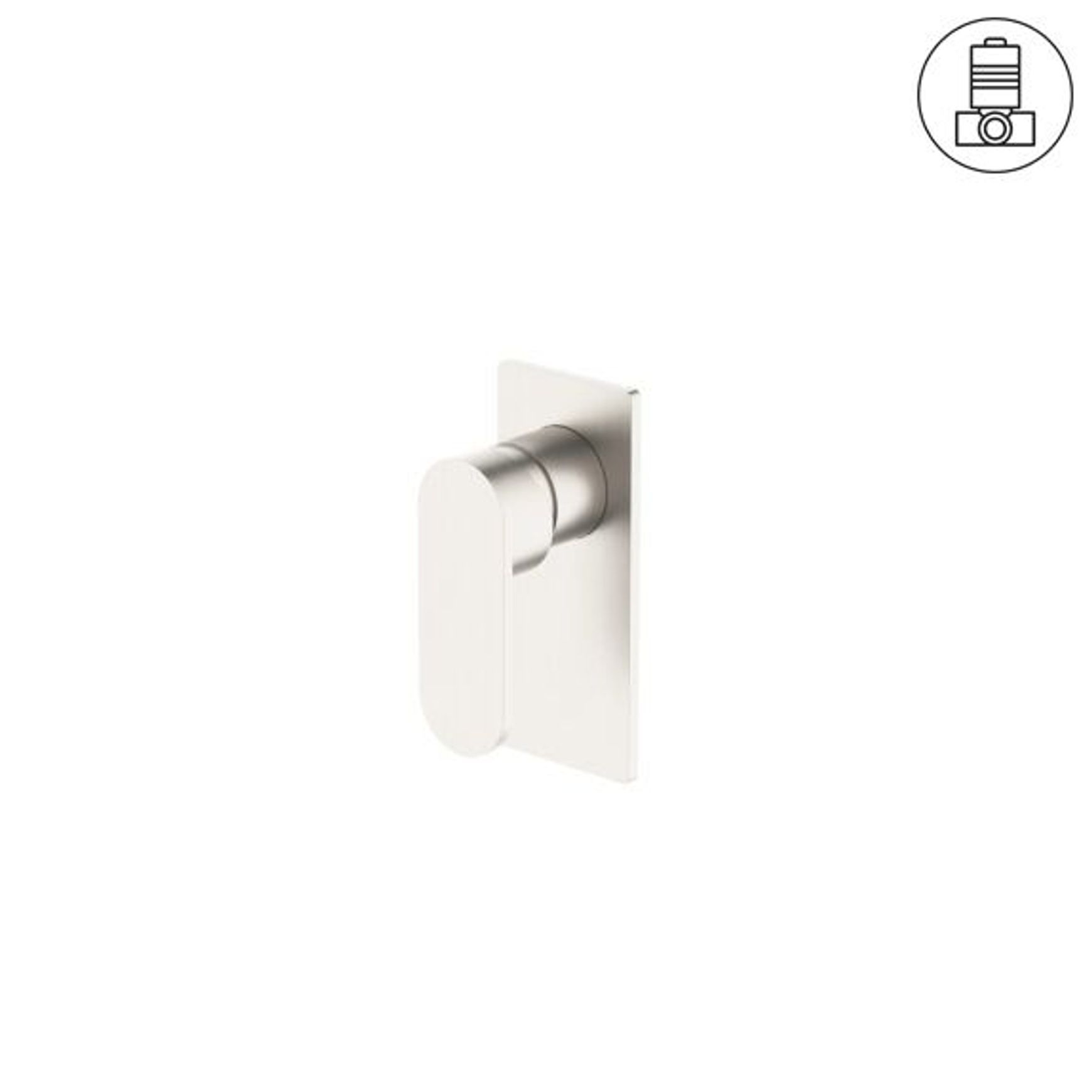 Ecco Shower Mixer Brushed Nickel
