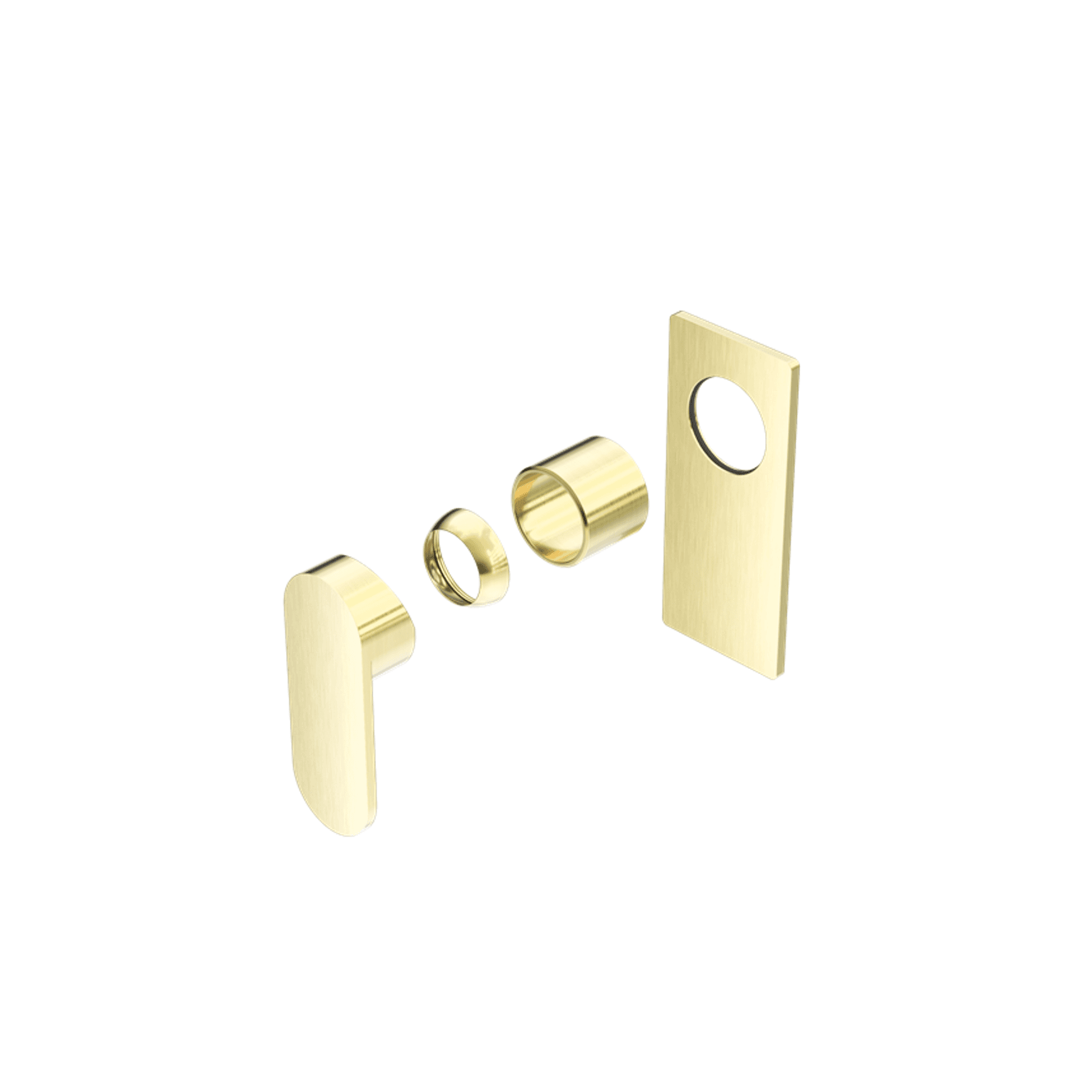 Ecco Shower Mixer Trim Kits Only Brushed Gold