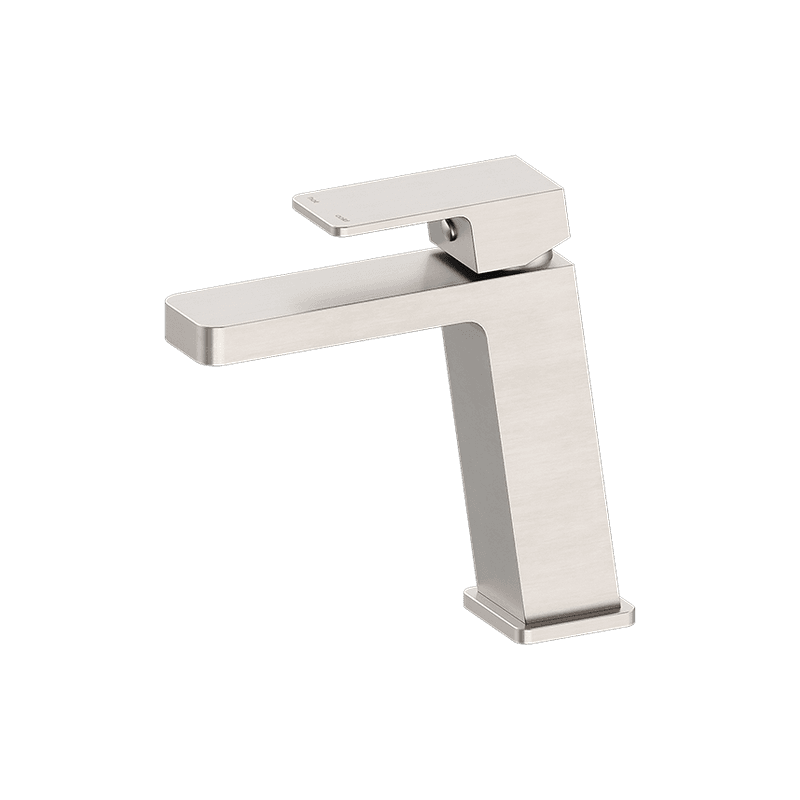 Celia Basin Mixer Angle Spout Brushed Nickel