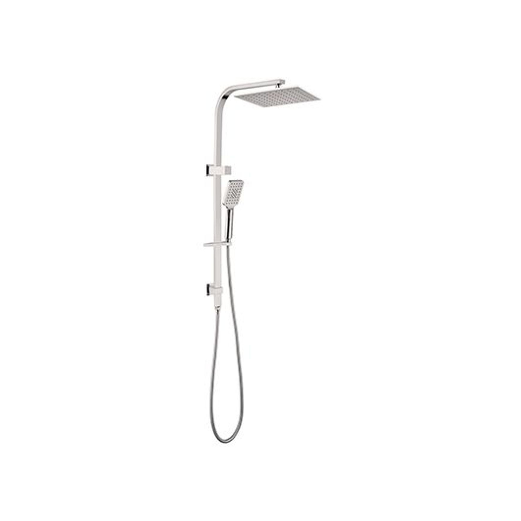 Celia Twin Shower Brushed Nickel