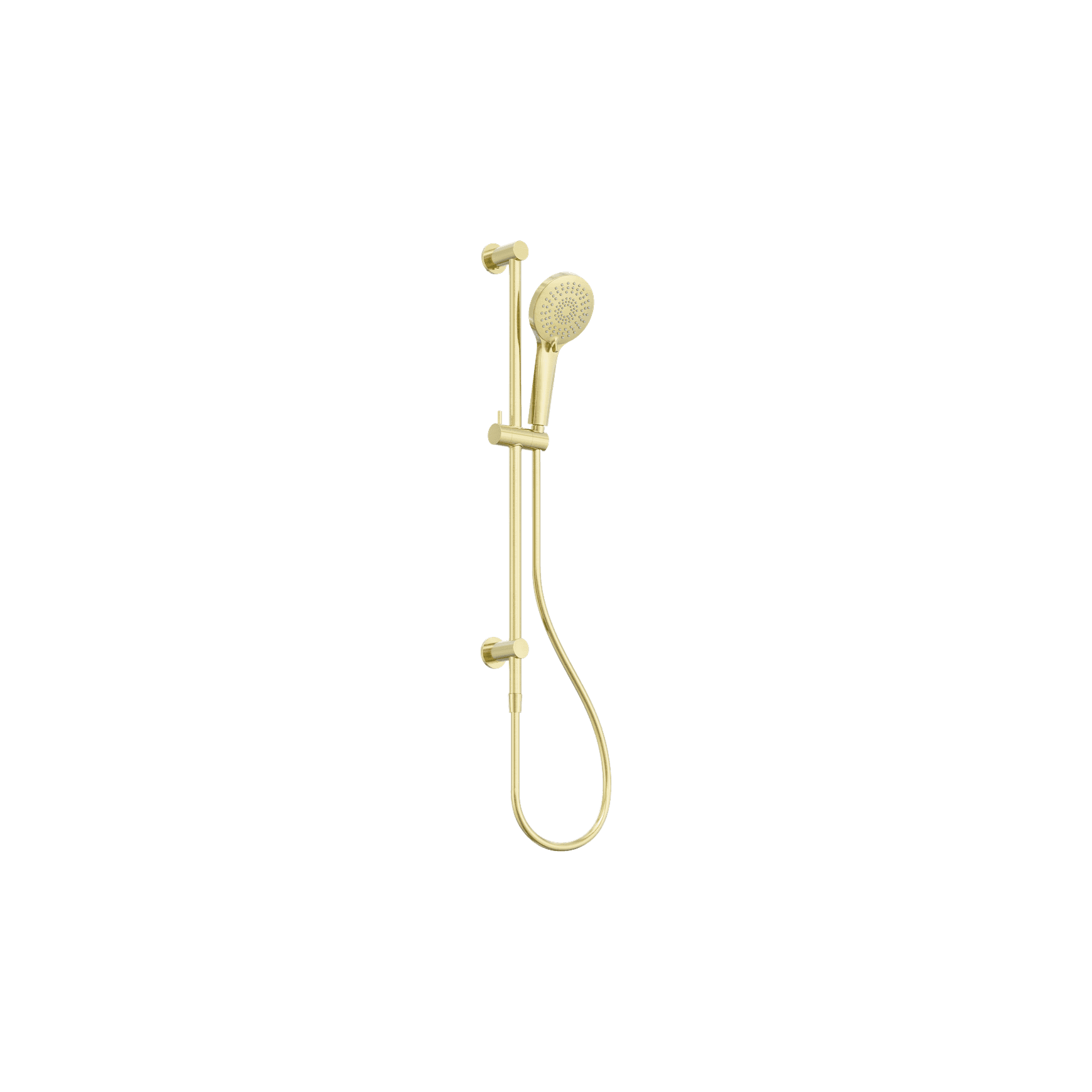 3-Function Shower Rail Brushed Gold