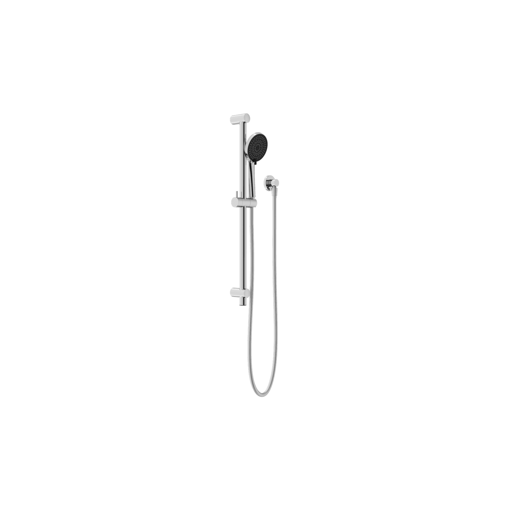 Round Metal Project Shower Rail 4 Star Rating Chrome