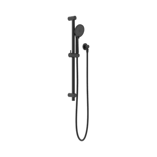 Round Metal Project Shower Rail 4 Star Rating Matte Black