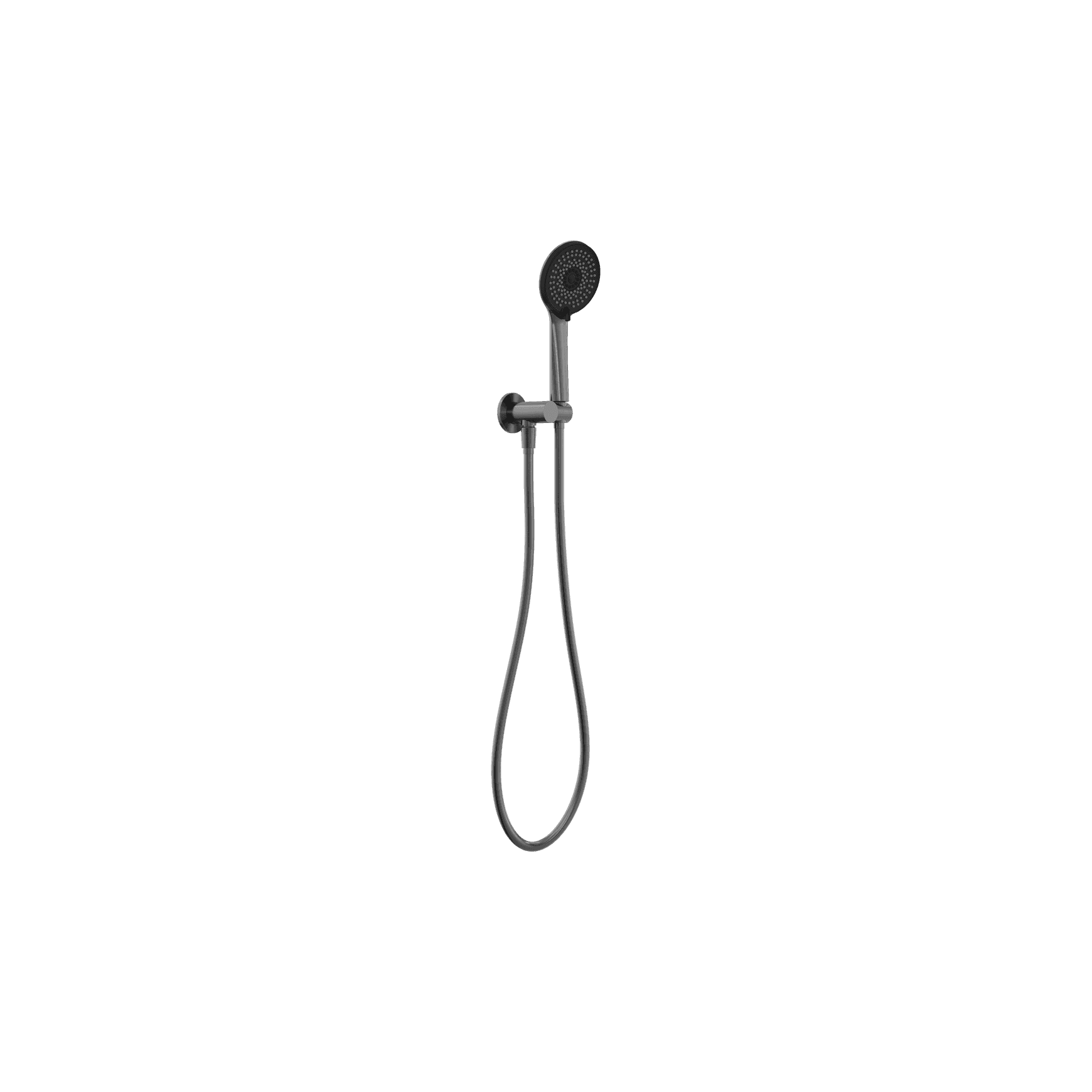 Project Round Shower On Bracket 4 Star Rating Gun Metal