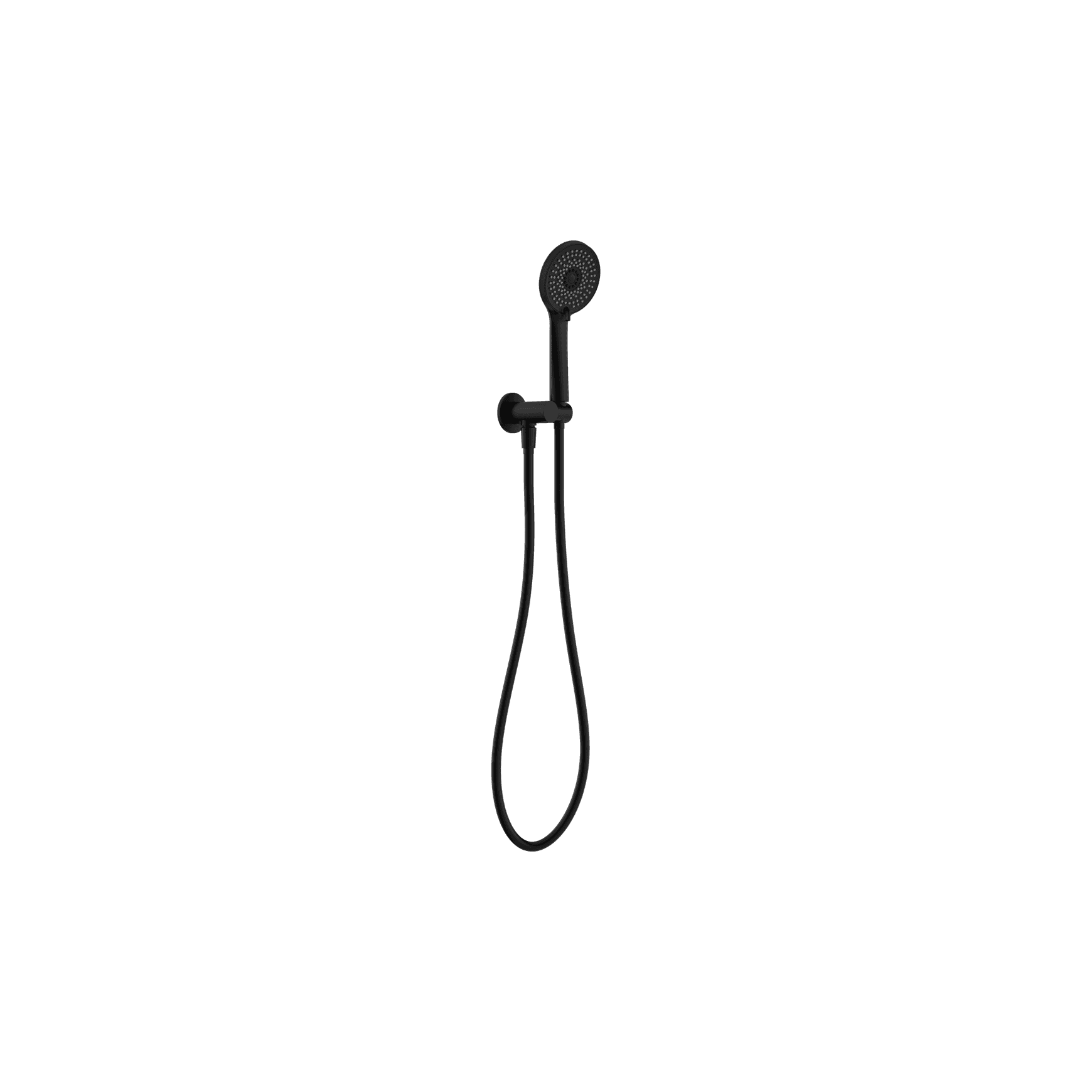 Project Round Shower On Bracket 4 Star Rating Matte Black