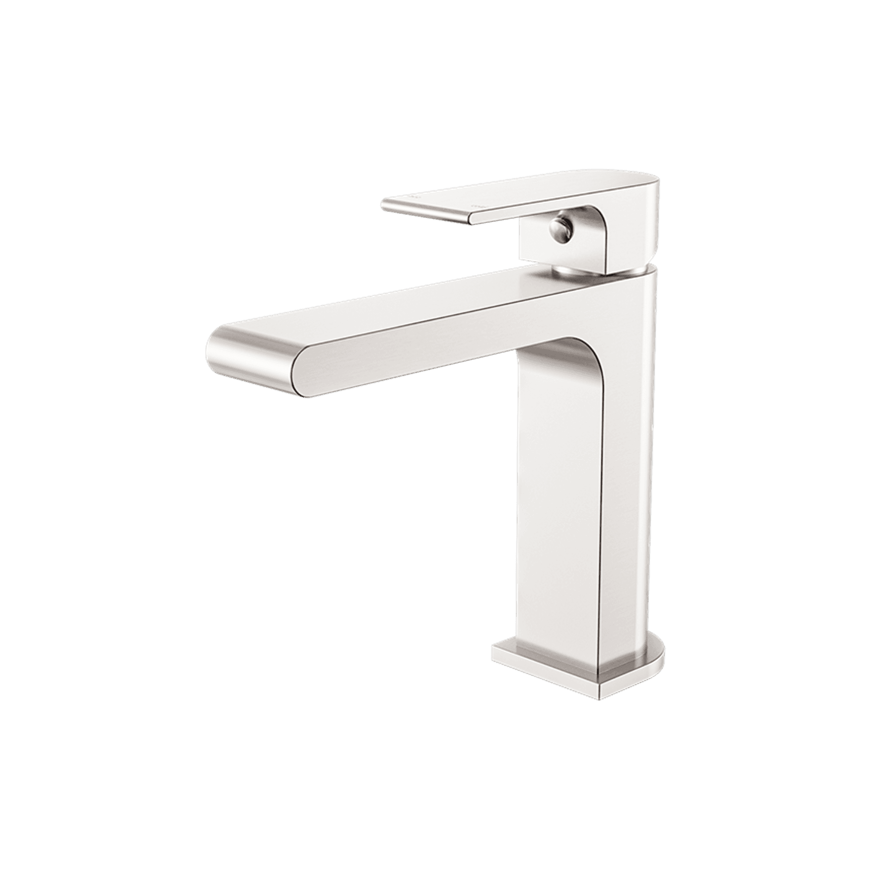 Bianca Basin Mixer Straight Spout | Brushed Nickel