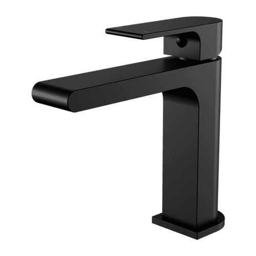 Bianca Basin Mixer Straight Spout | Matte Black