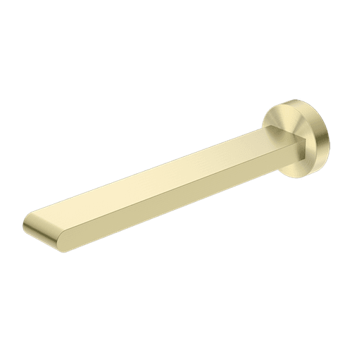 Bianca Fixed Bath Spout 240mm | Brushed Gold