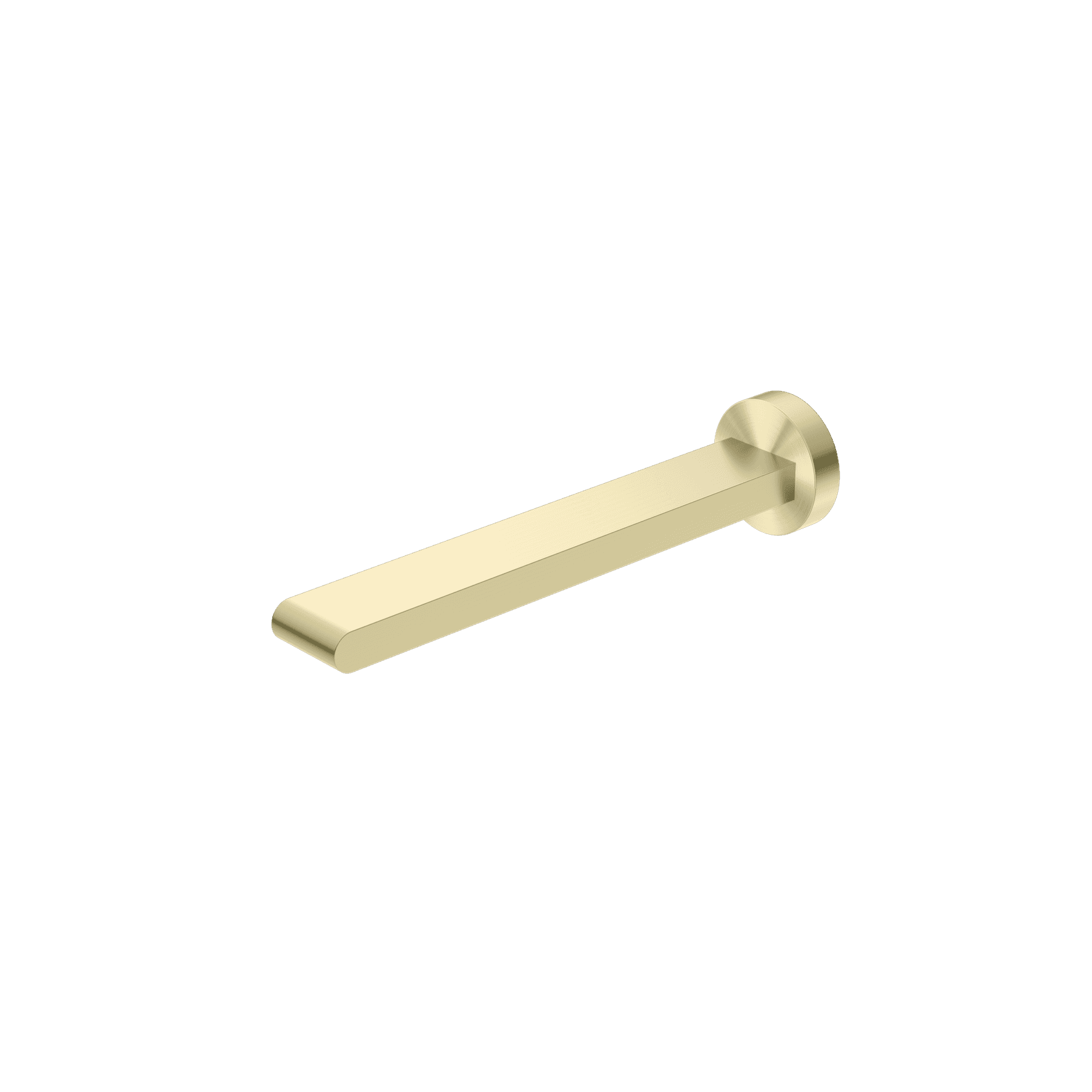 Bianca Fixed Bath Spout 240mm | Brushed Gold
