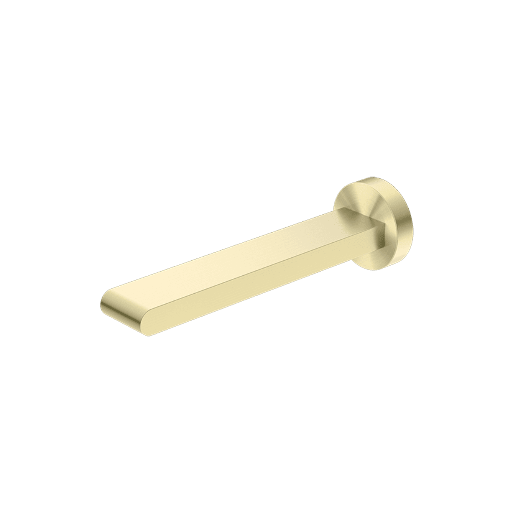 Bianca Fixed Bath Spout 200mm | Brushed Gold