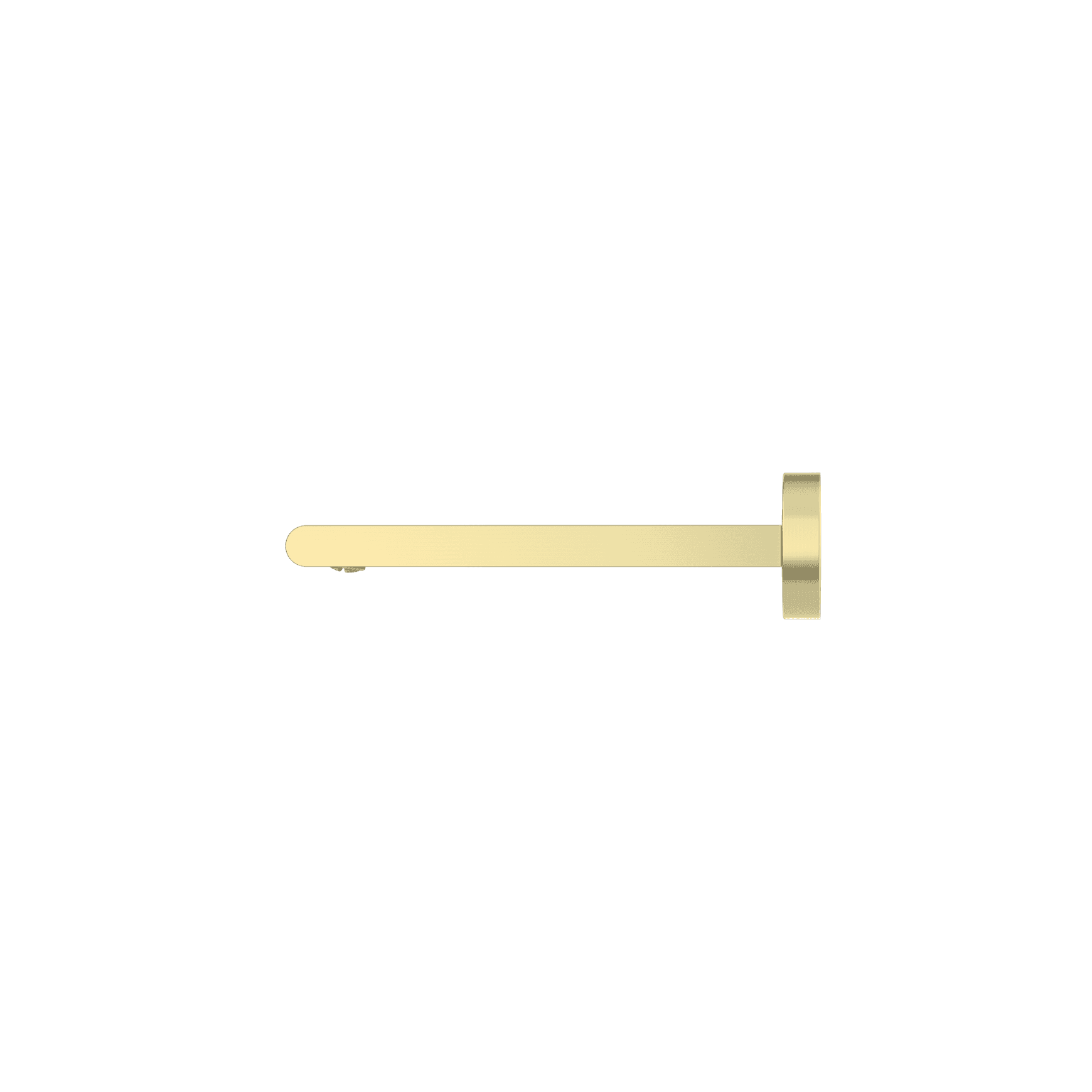 Bianca Fixed Bath Spout 200mm | Brushed Gold