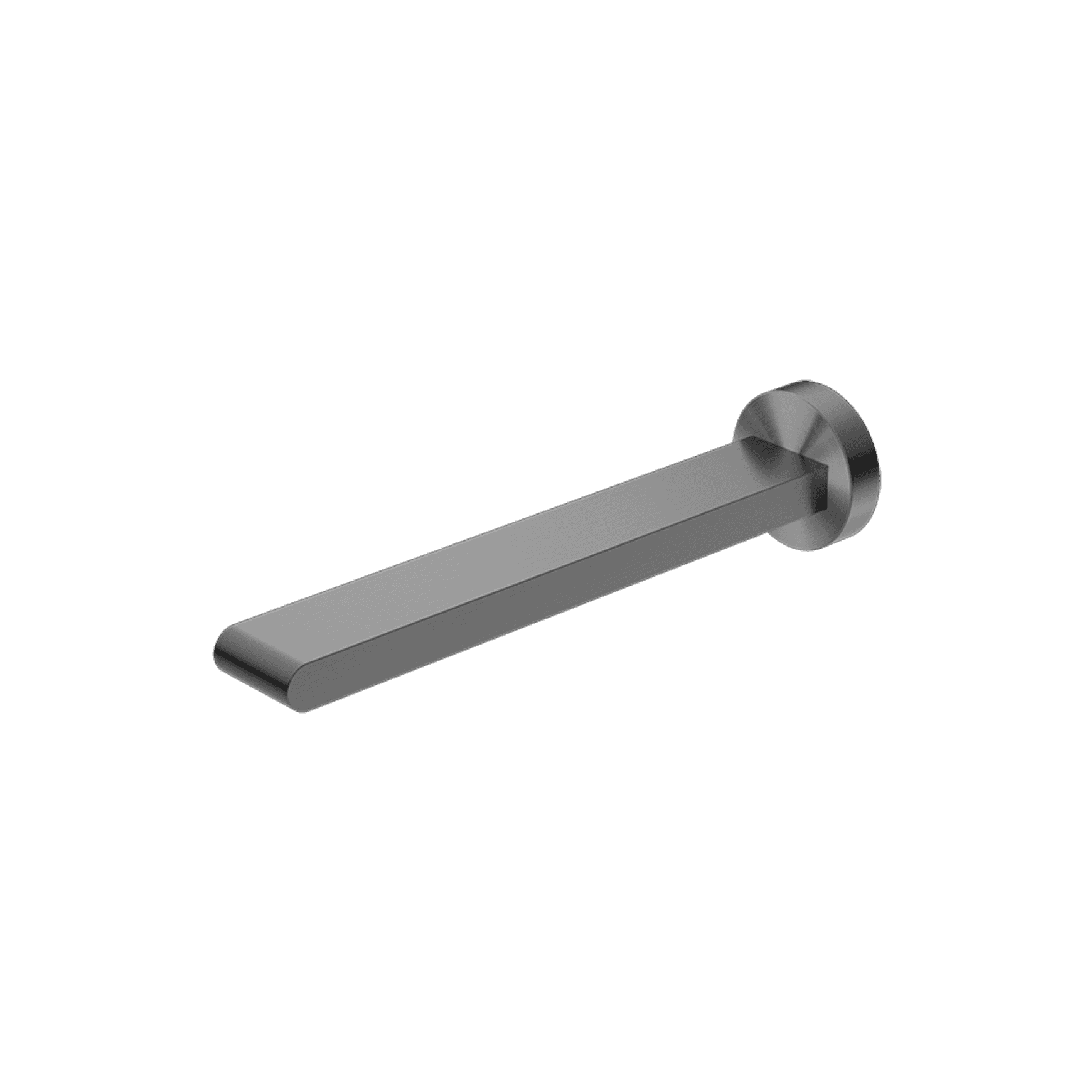 Bianca Fixed Bath Spout 240mm | Gun Metal