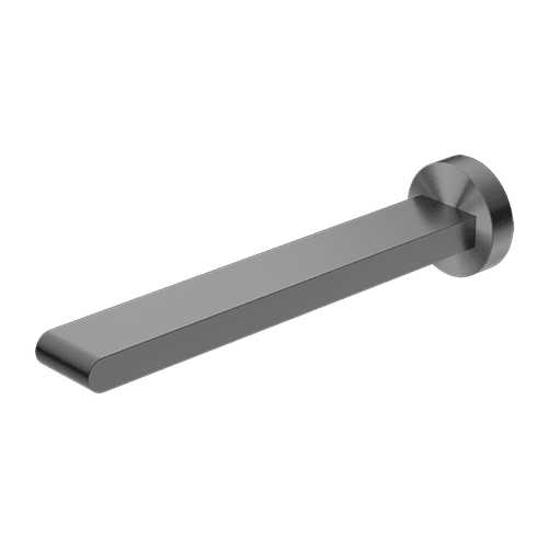 Bianca Fixed Bath Spout 240mm | Gun Metal