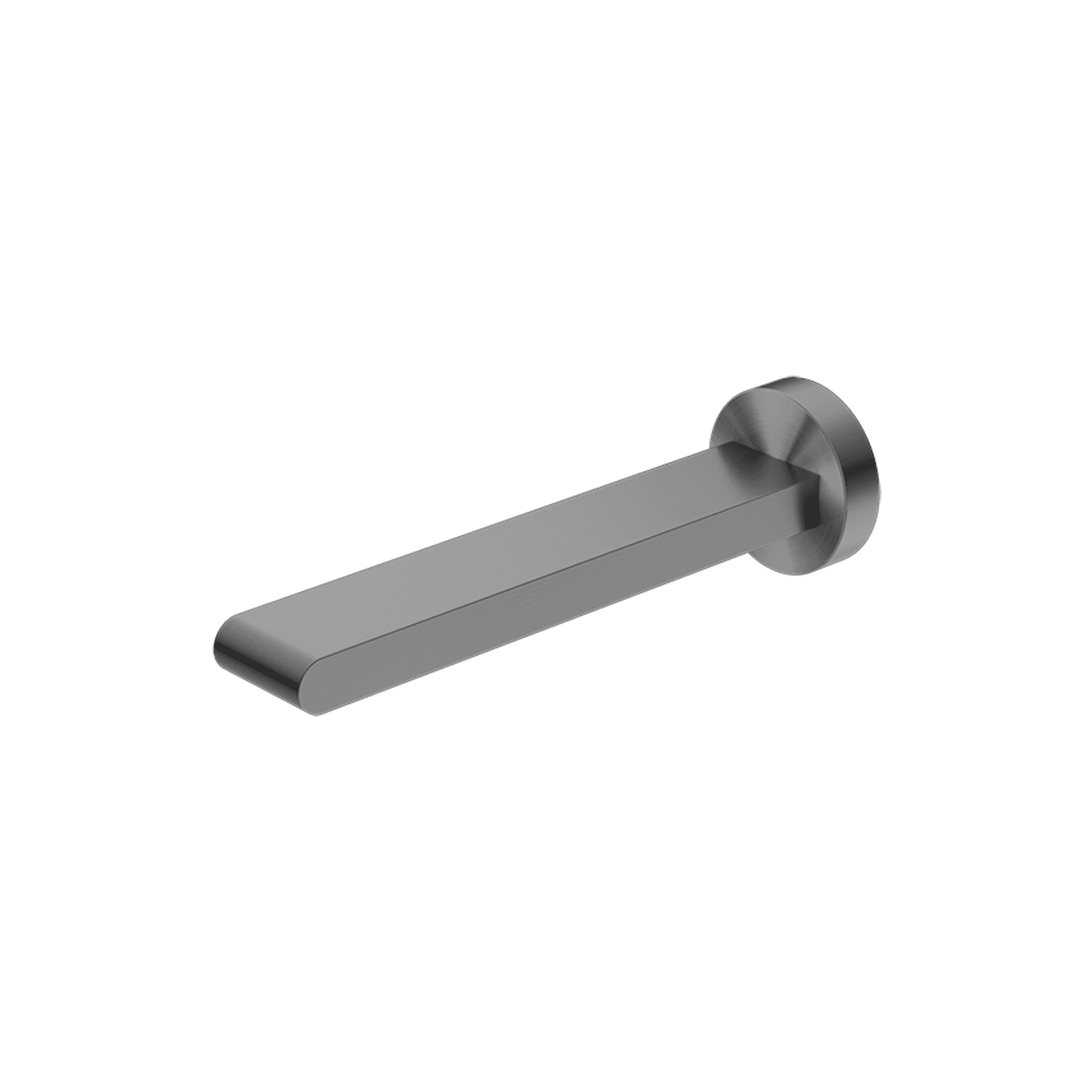 Bianca Fixed Bath Spout 200mm | Gun Metal