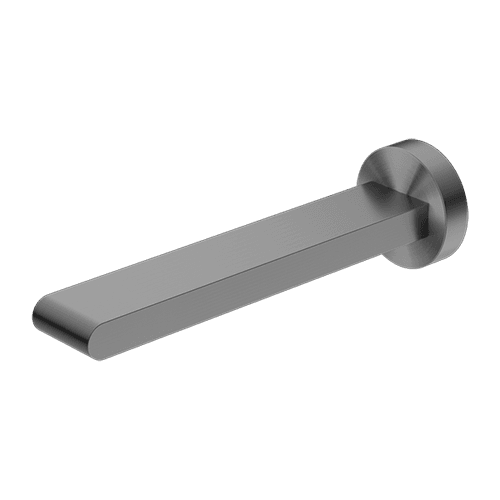 Bianca Fixed Bath Spout 200mm | Gun Metal
