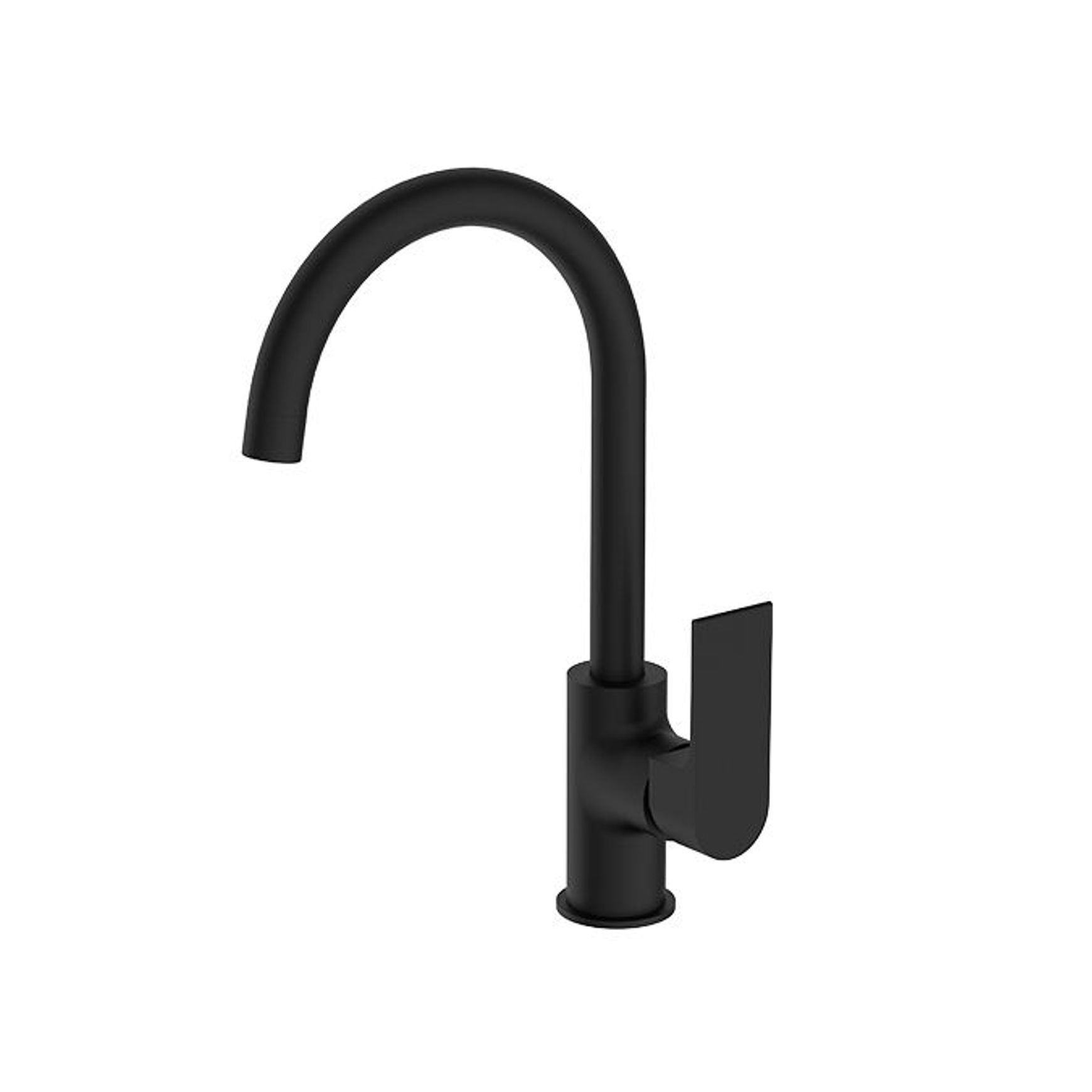 Bianca Kitchen Mixer Gooseneck Spout | Matte Black