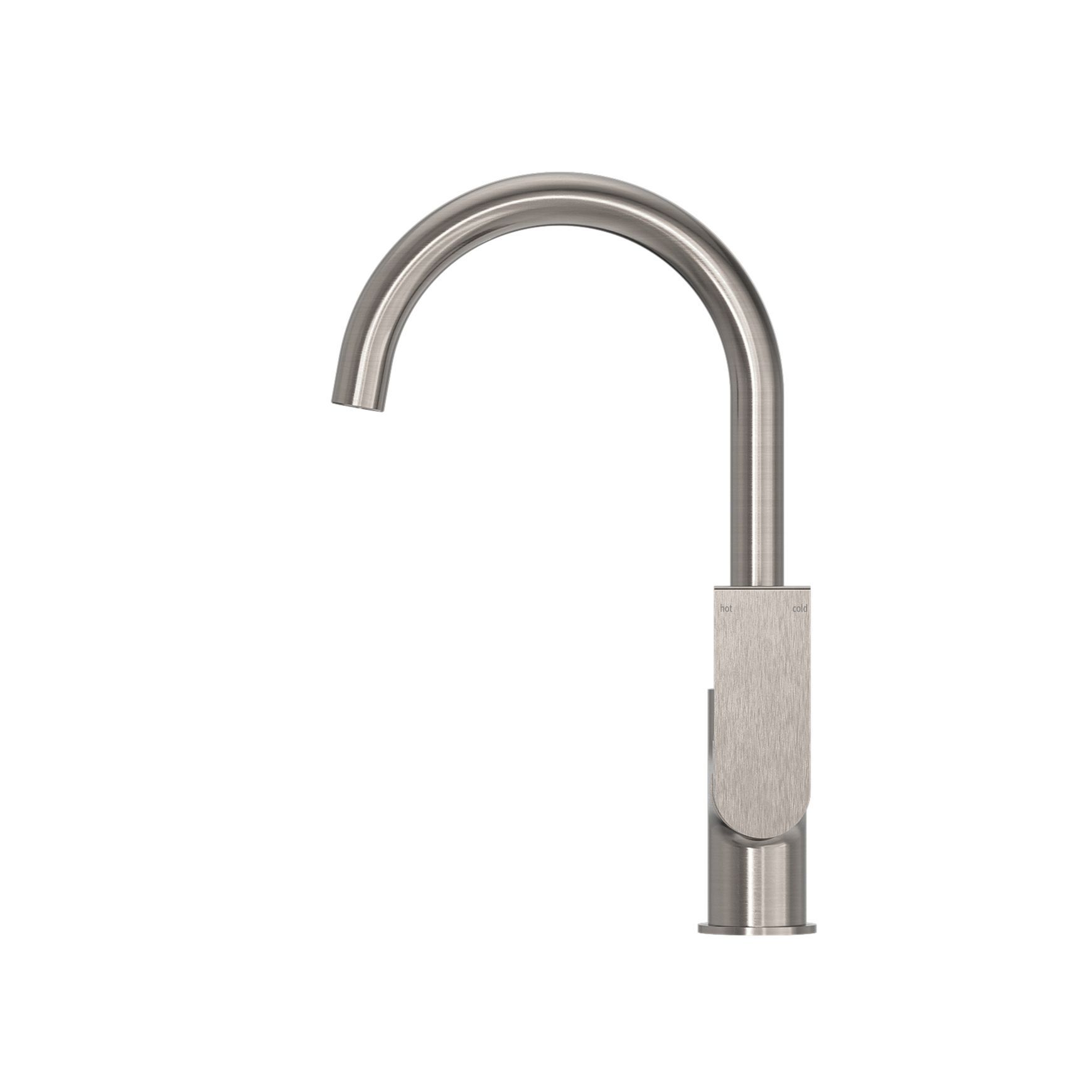 Bianca Kitchen Mixer Gooseneck Spout | Brushed Nickel