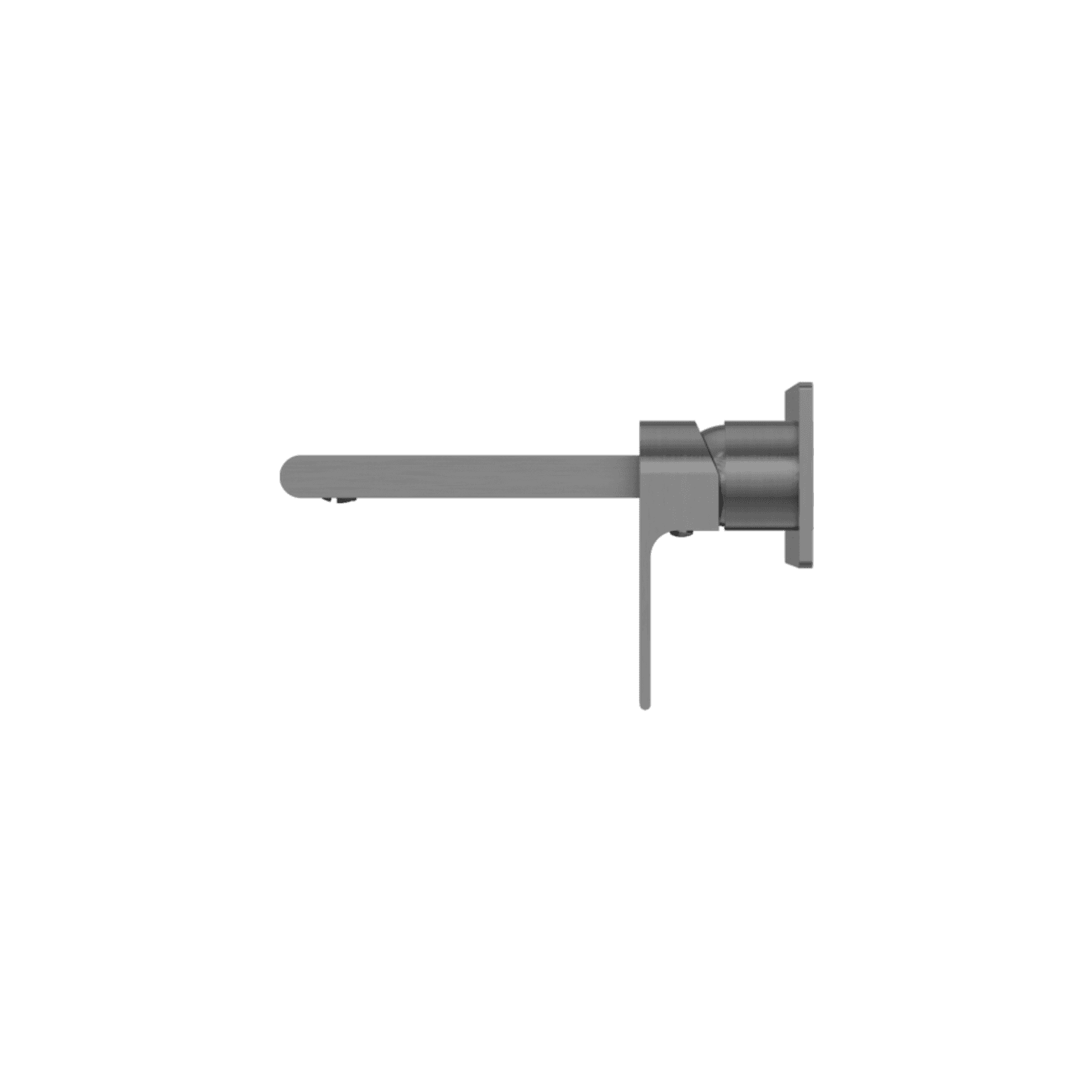 Bianca Wall Basin/Bath Mixer 187mm | Gun Metal
