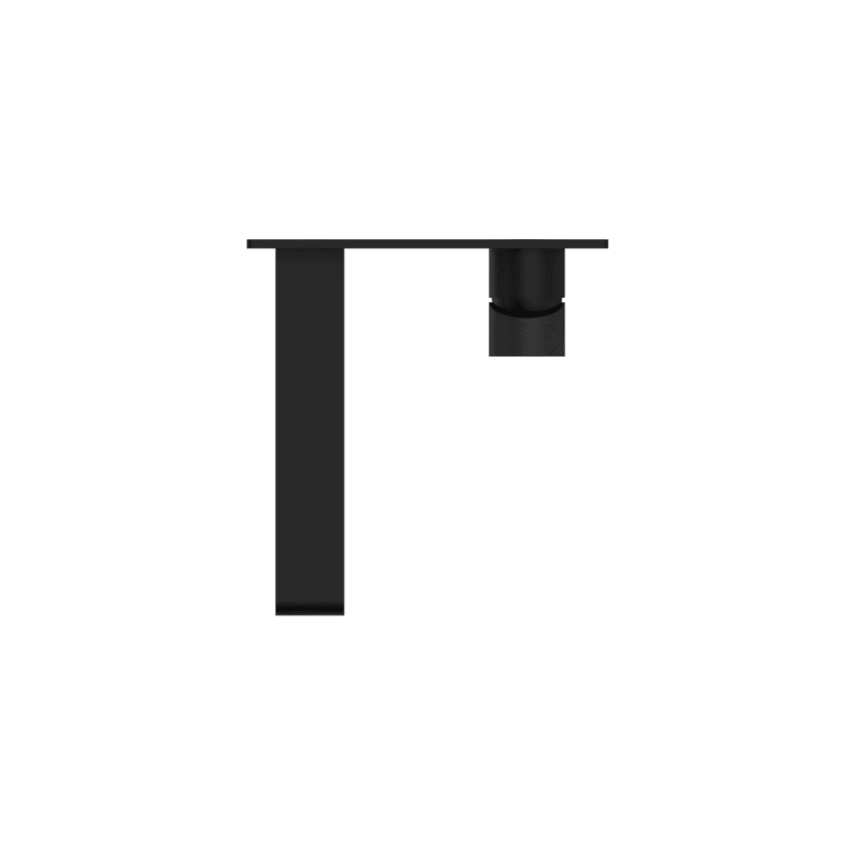 Bianca Wall Basin/Bath Mixer 187mm | Matte Black