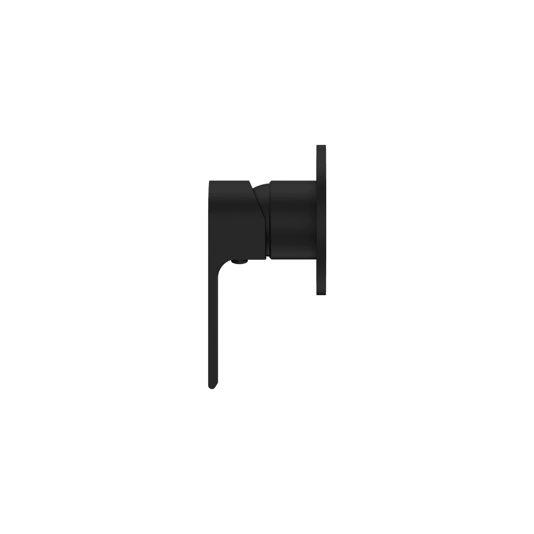 Bianca Shower Mixer 80mm Plate | Matte Black