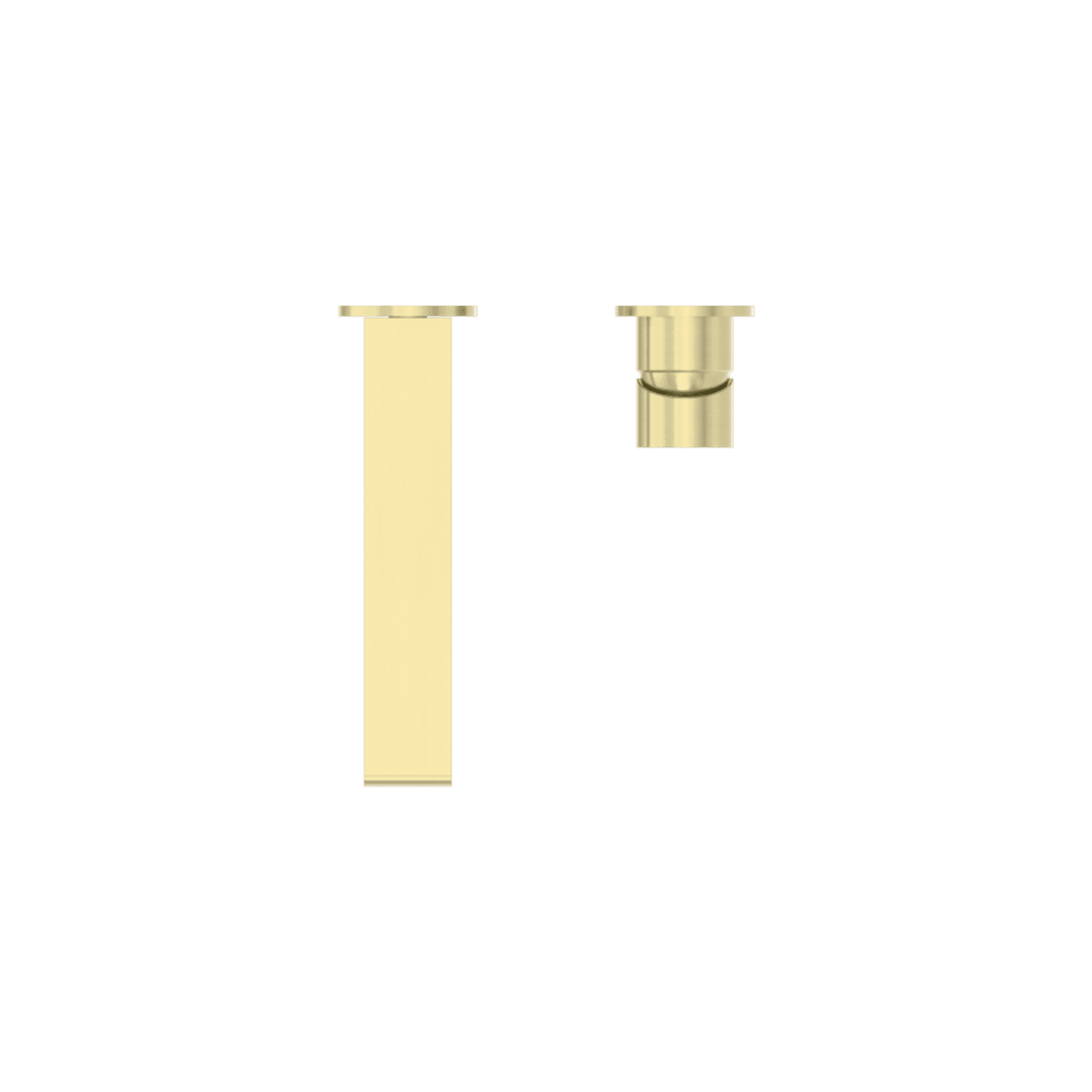 Bianca Basin/Bath Mixer Back Plate 230mm | Brushed Gold
