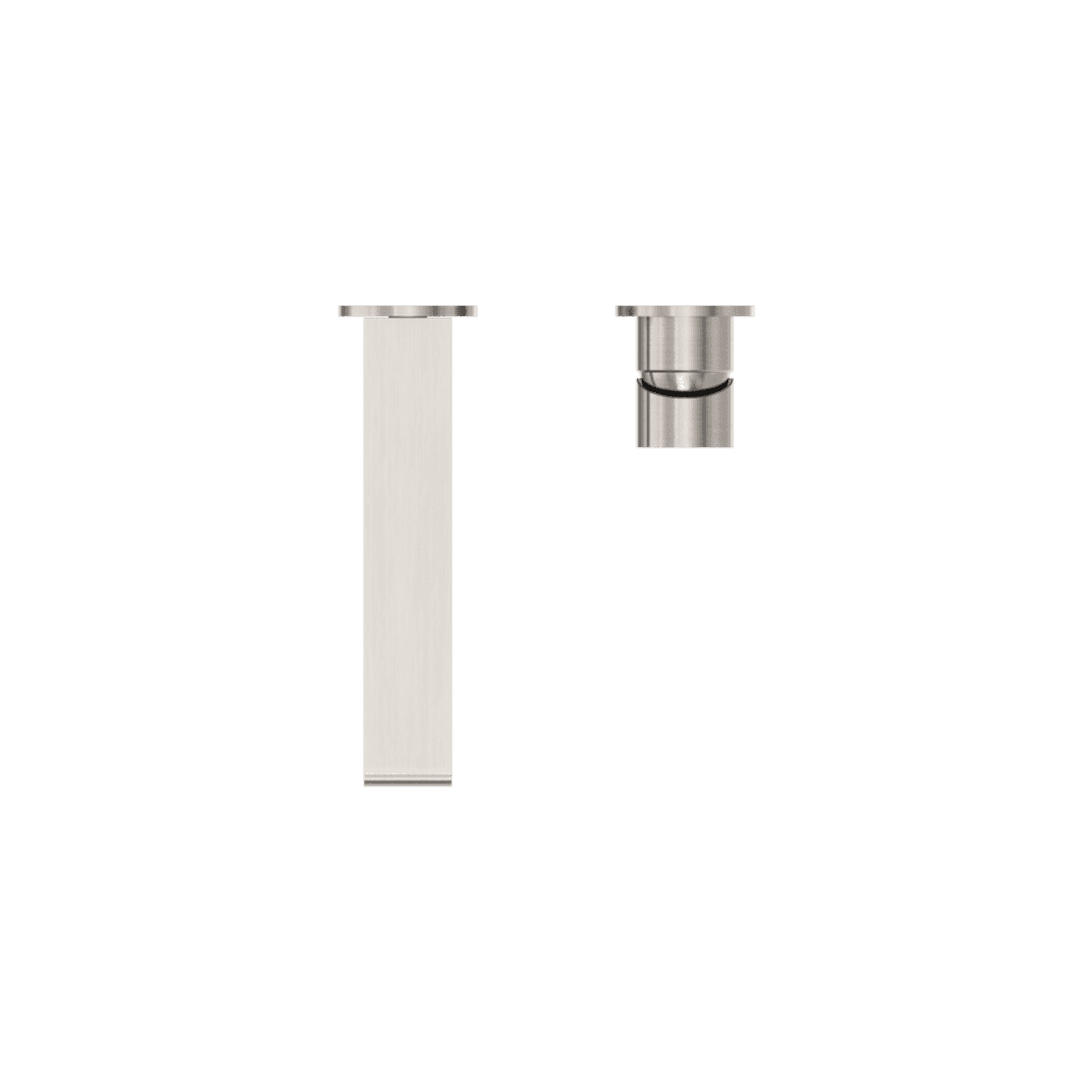 Bianca Mixer Separate Back Plate 187mm | Brushed Nickel