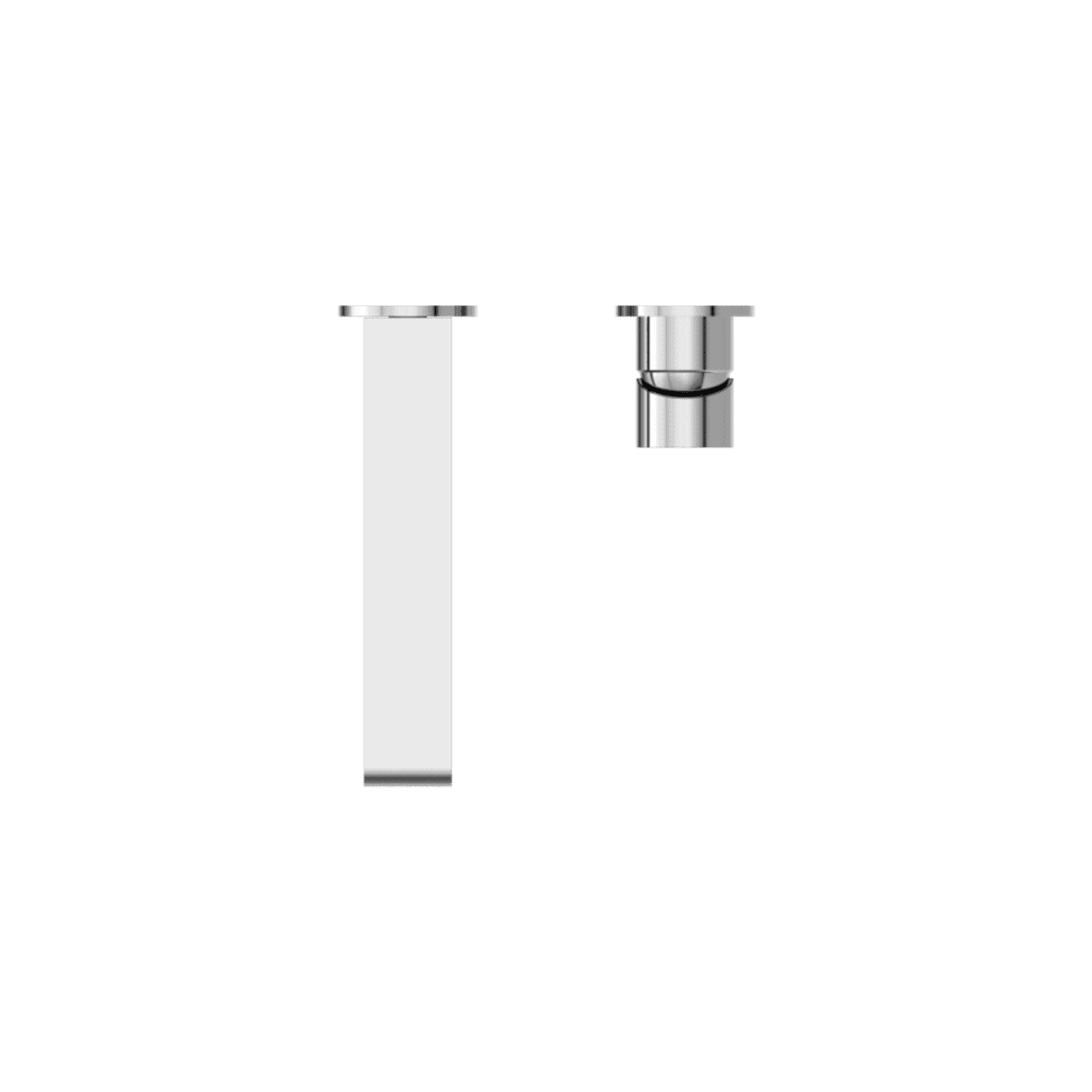 Bianca Basin/Bath Mixer Back Plate 230mm | Chrome