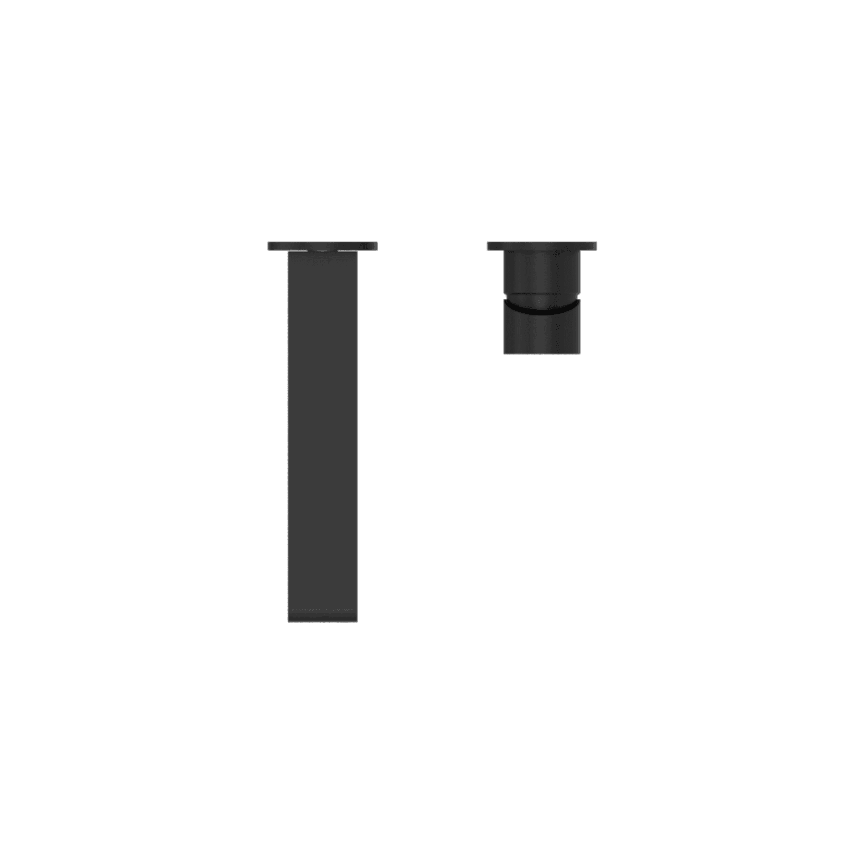 Bianca Mixer Separate Back Plate 187mm | Matte Black