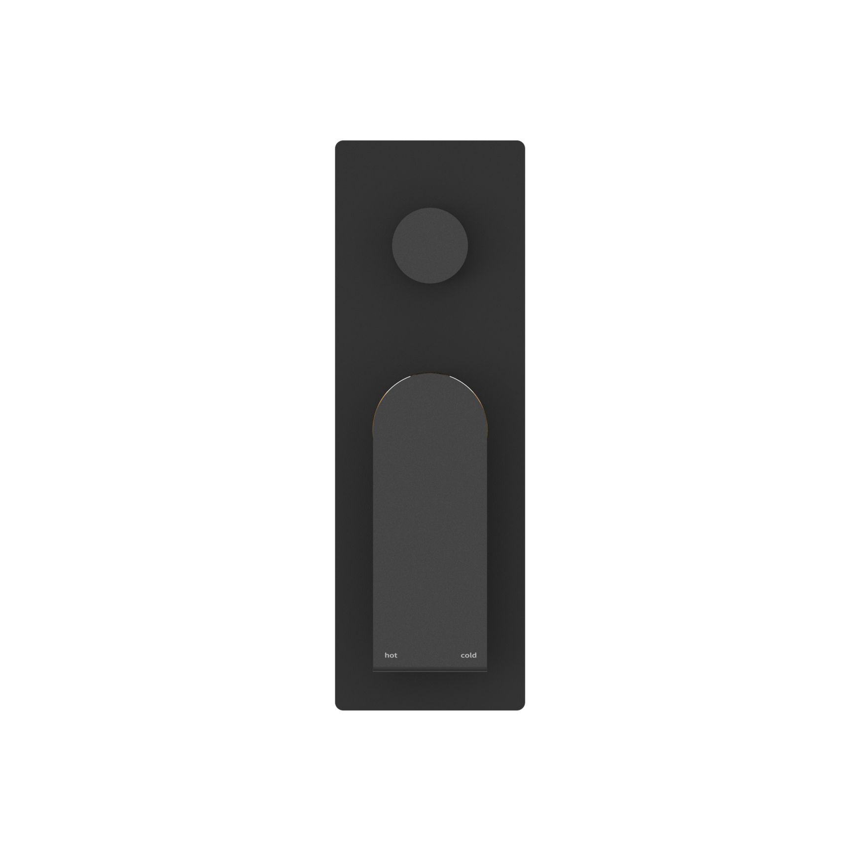 Bianca Shower Mixer & Divertor | Matte Black dimensions