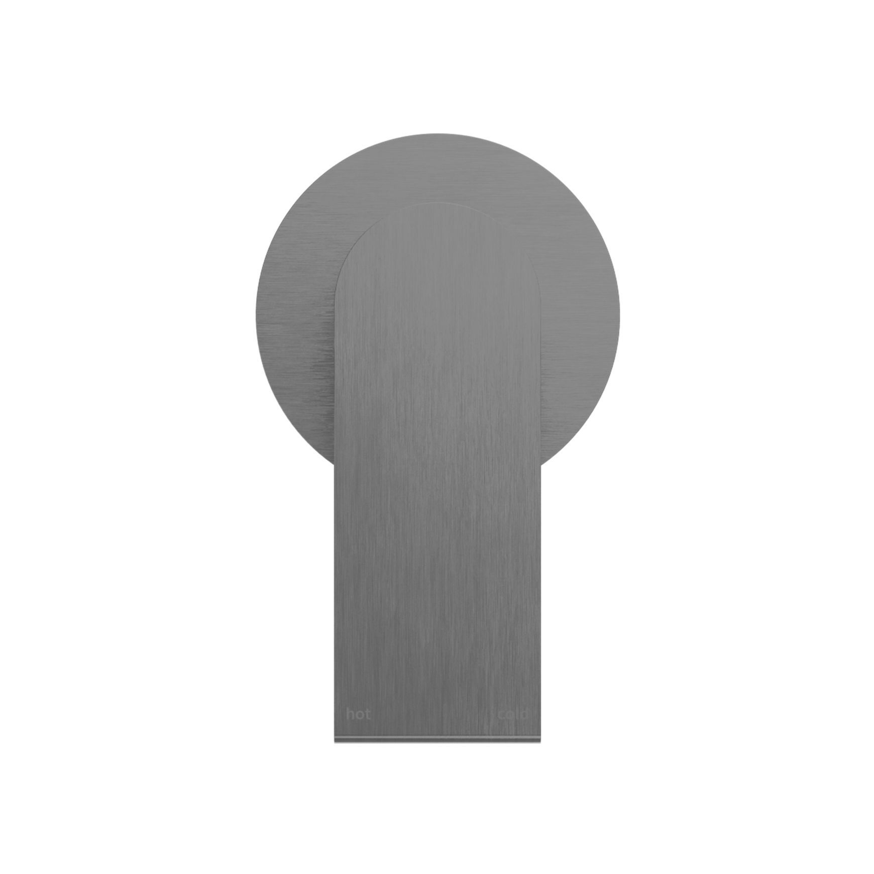 Bianca Shower Mixer 80mm Plate | Gun Metal