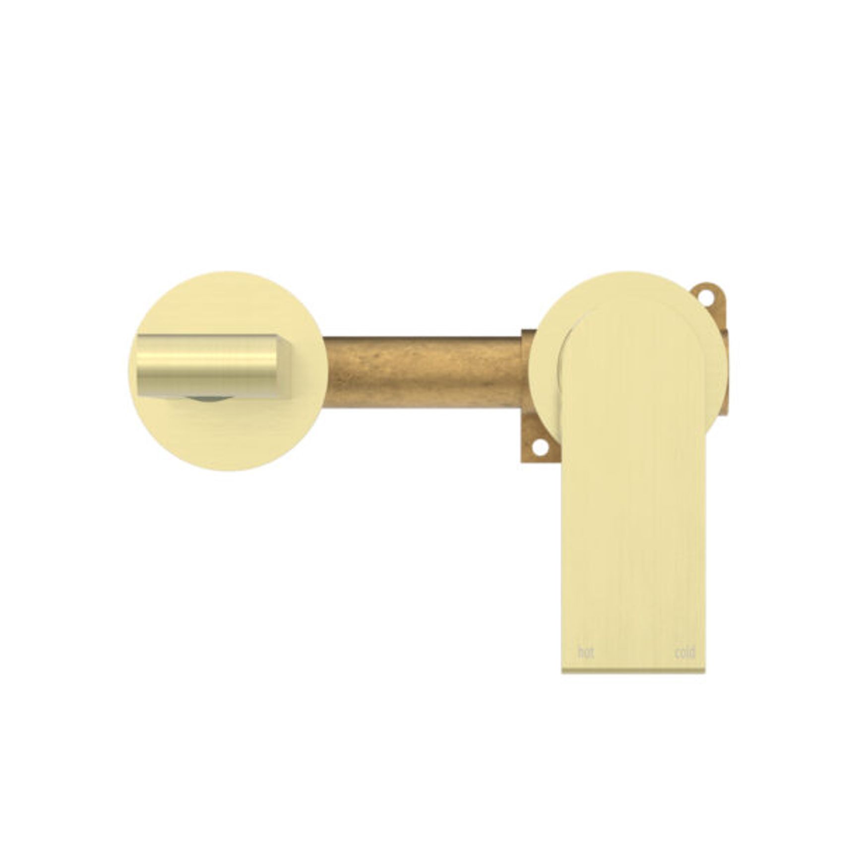 Bianca Basin/Bath Mixer Back Plate 230mm | Brushed Gold