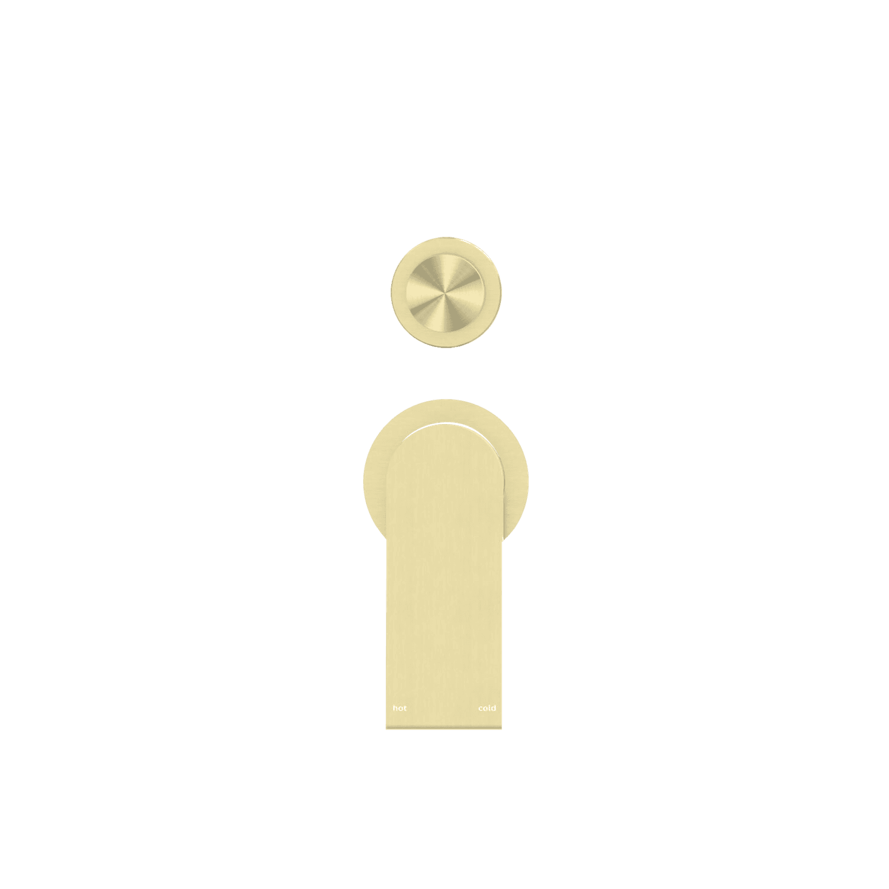 Bianca Shower Mixer & Divertor Back Plate | Brushed Gold