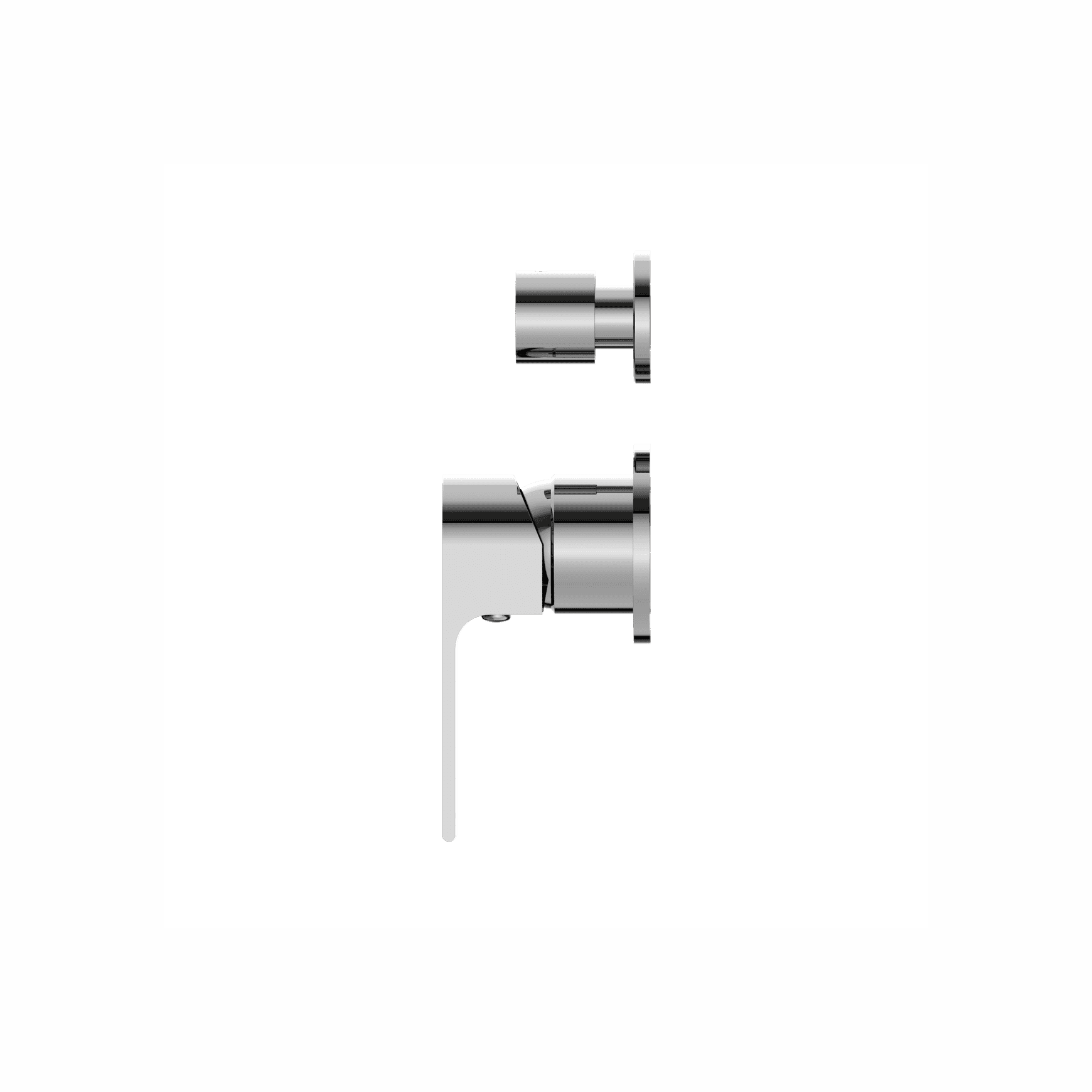 Bianca Shower Mixer & Divertor Back Plate | Chrome