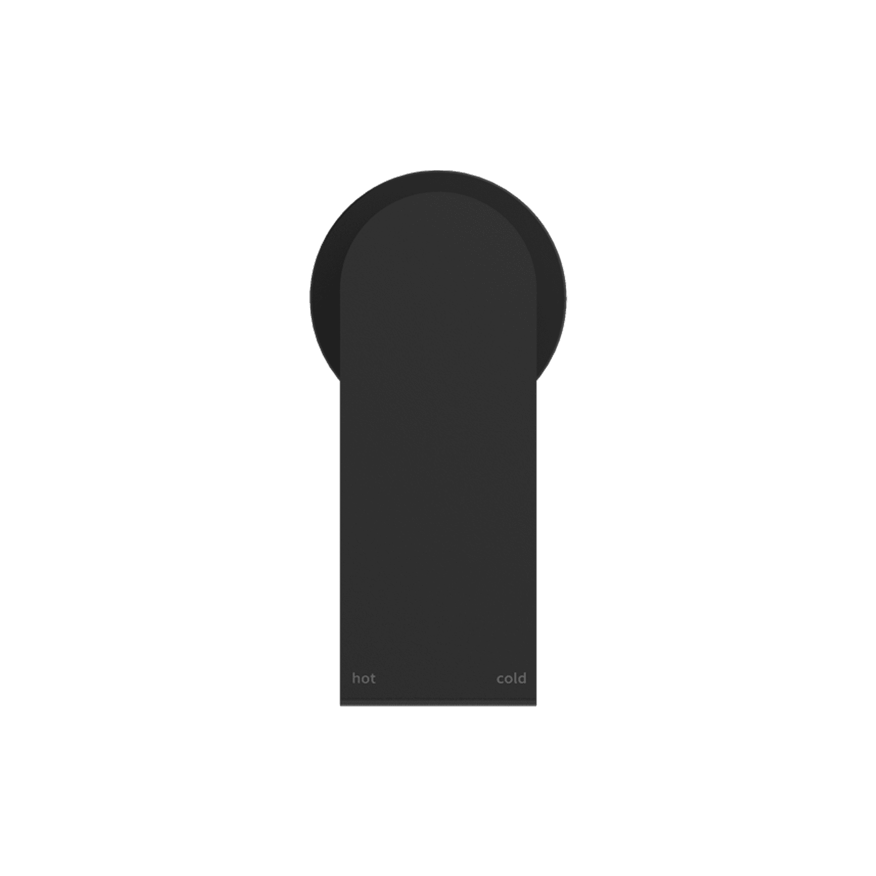Bianca Shower Mixer 60mm Plate | Matte Black