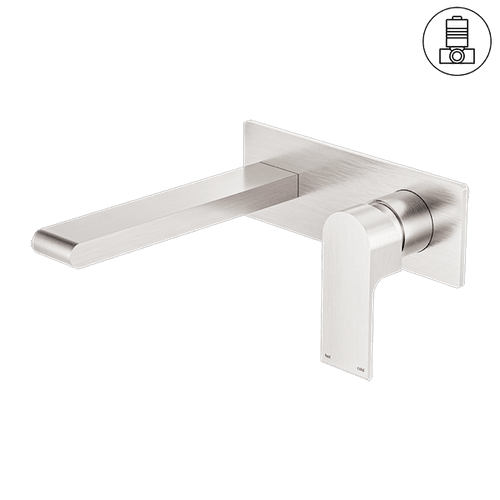 Bianca Basin/Bath Mixer 230mm | Brushed Nickel
