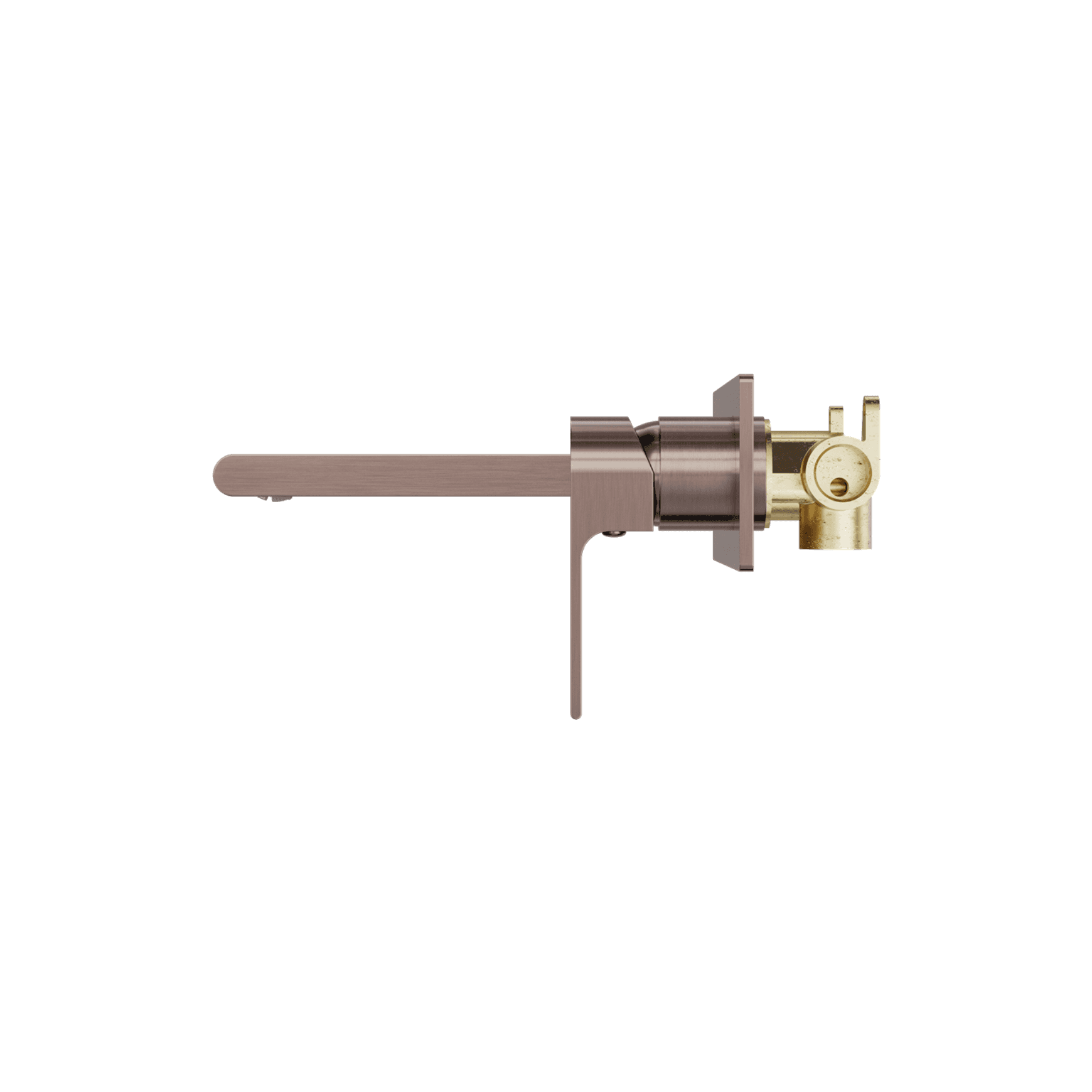 Bianca Wall Basin/Bath Mixer 187mm | Brushed Bronze