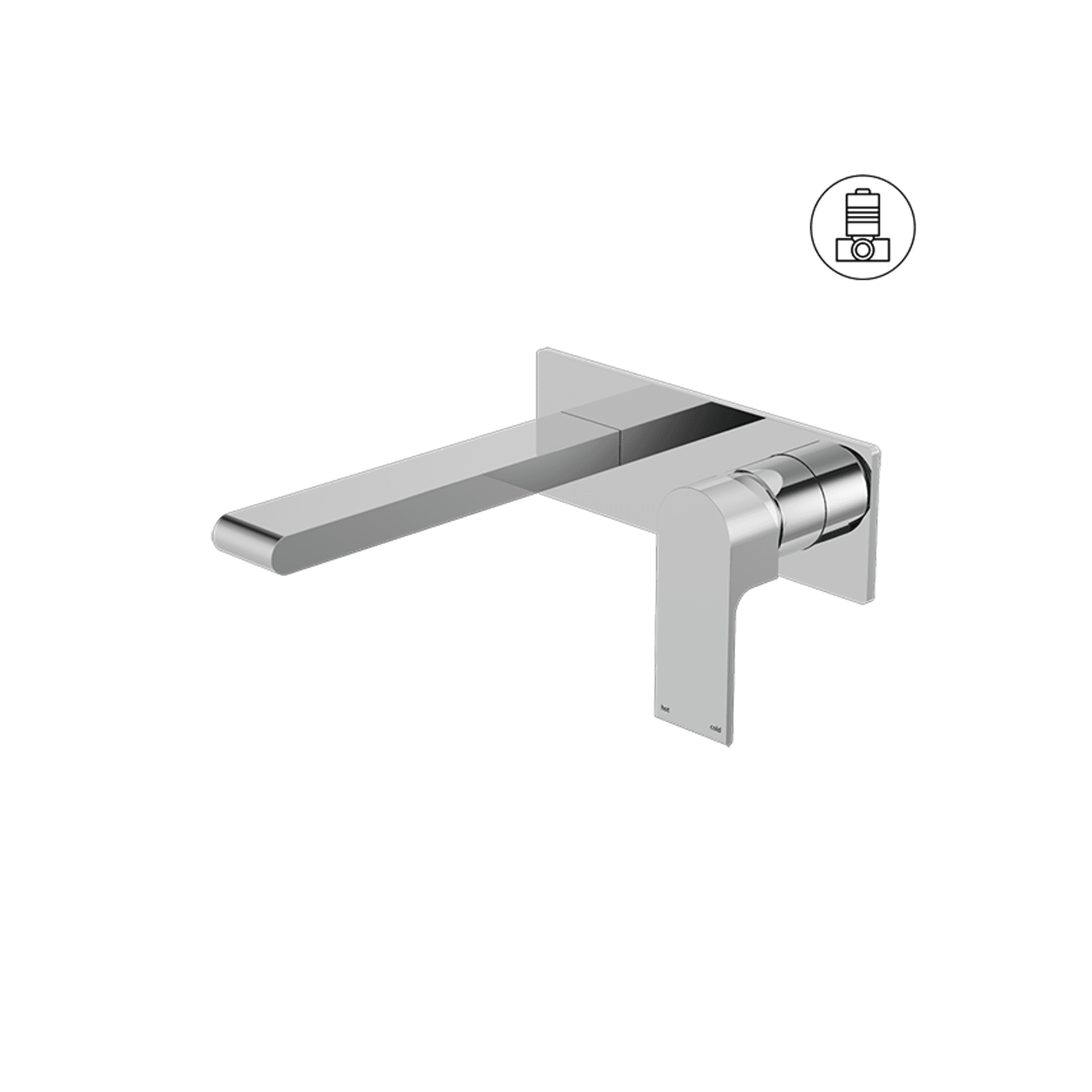 Bianca Basin/Bath Mixer 230mm | Chrome
