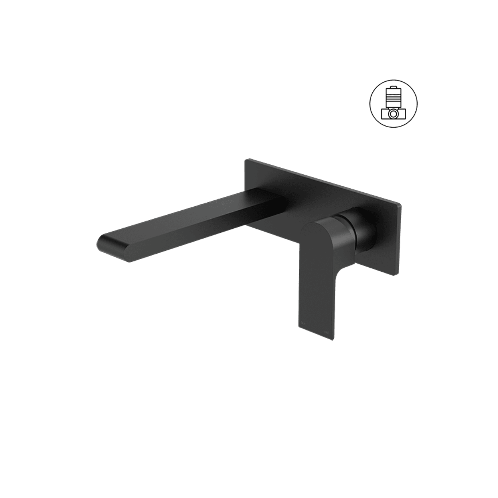 Bianca Basin/Bath Mixer 230mm | Matte Black