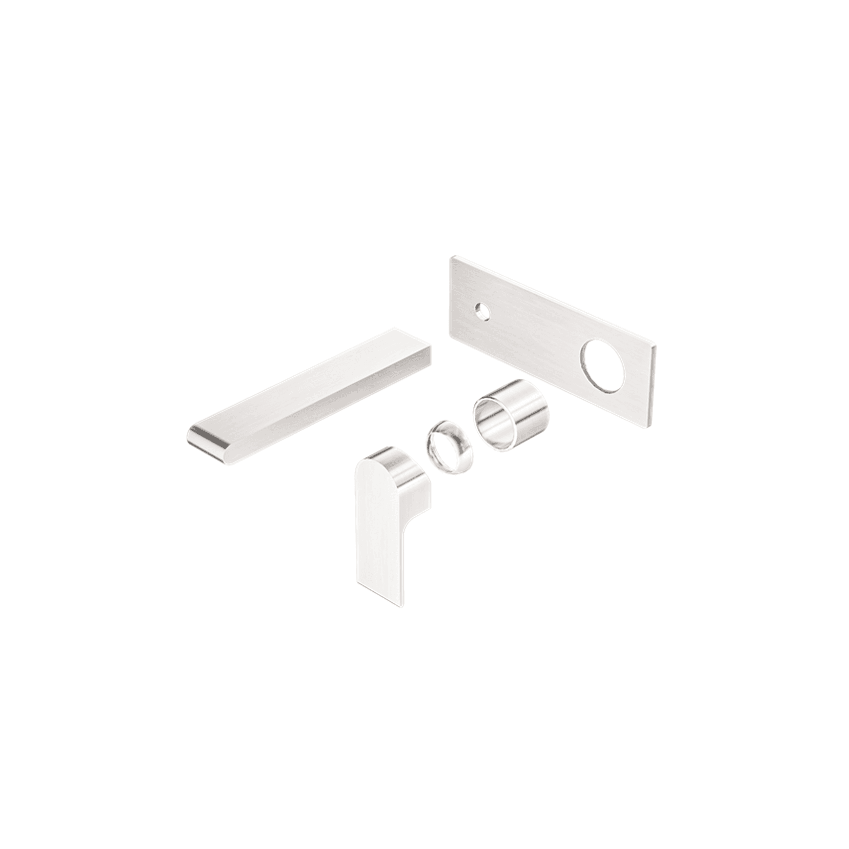 Bianca Basin/Bath Mixer 187mm Trim Kits | Brushed Nickel