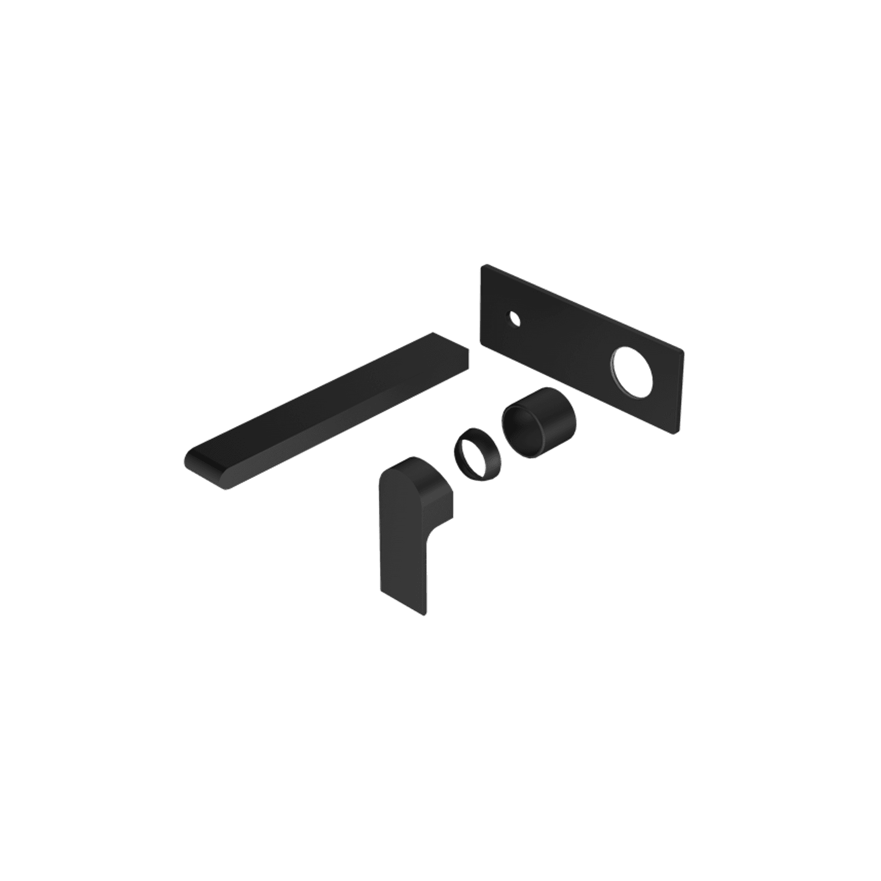 Bianca Basin/Bath Mixer 230mm Trim Kits | Matte Black
