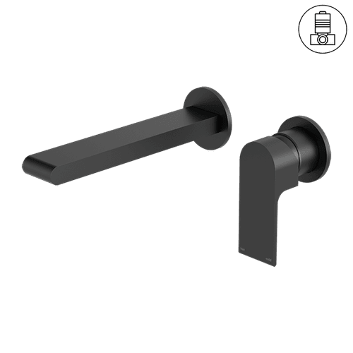 Bianca Basin/Bath Mixer Back Plate 230mm | Matte Black
